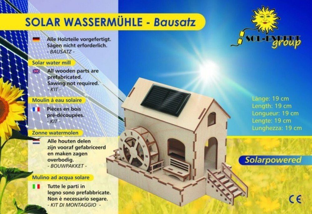 SOL-EXPERT group Modellbausatz Solar-Wassermühle