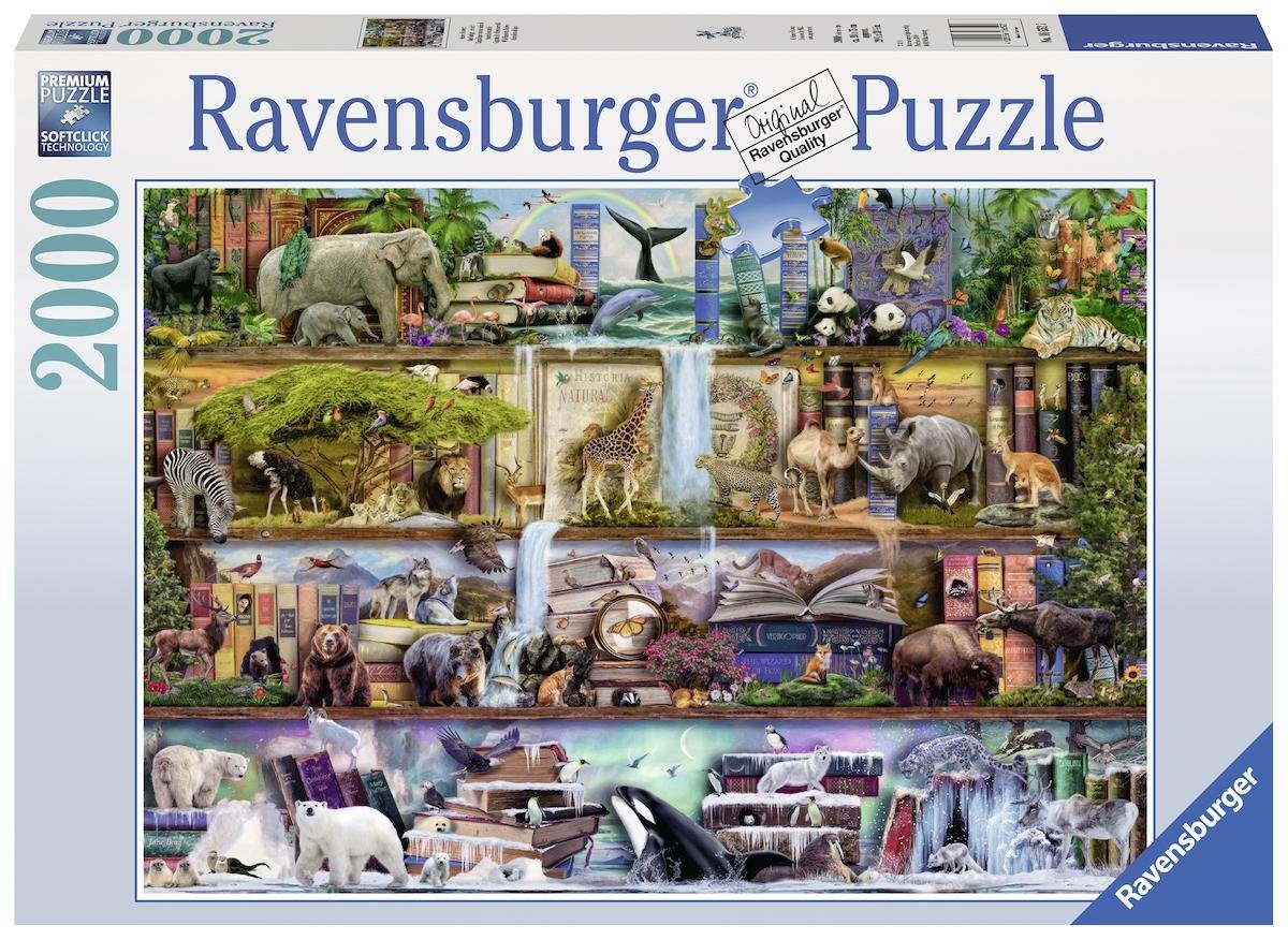 Ravensburger Puzzle Aimee Stewart, Großartige Tierwelt, 2000 Puzzleteile, Made in Germany, FSC® - schützt Wald - weltweit