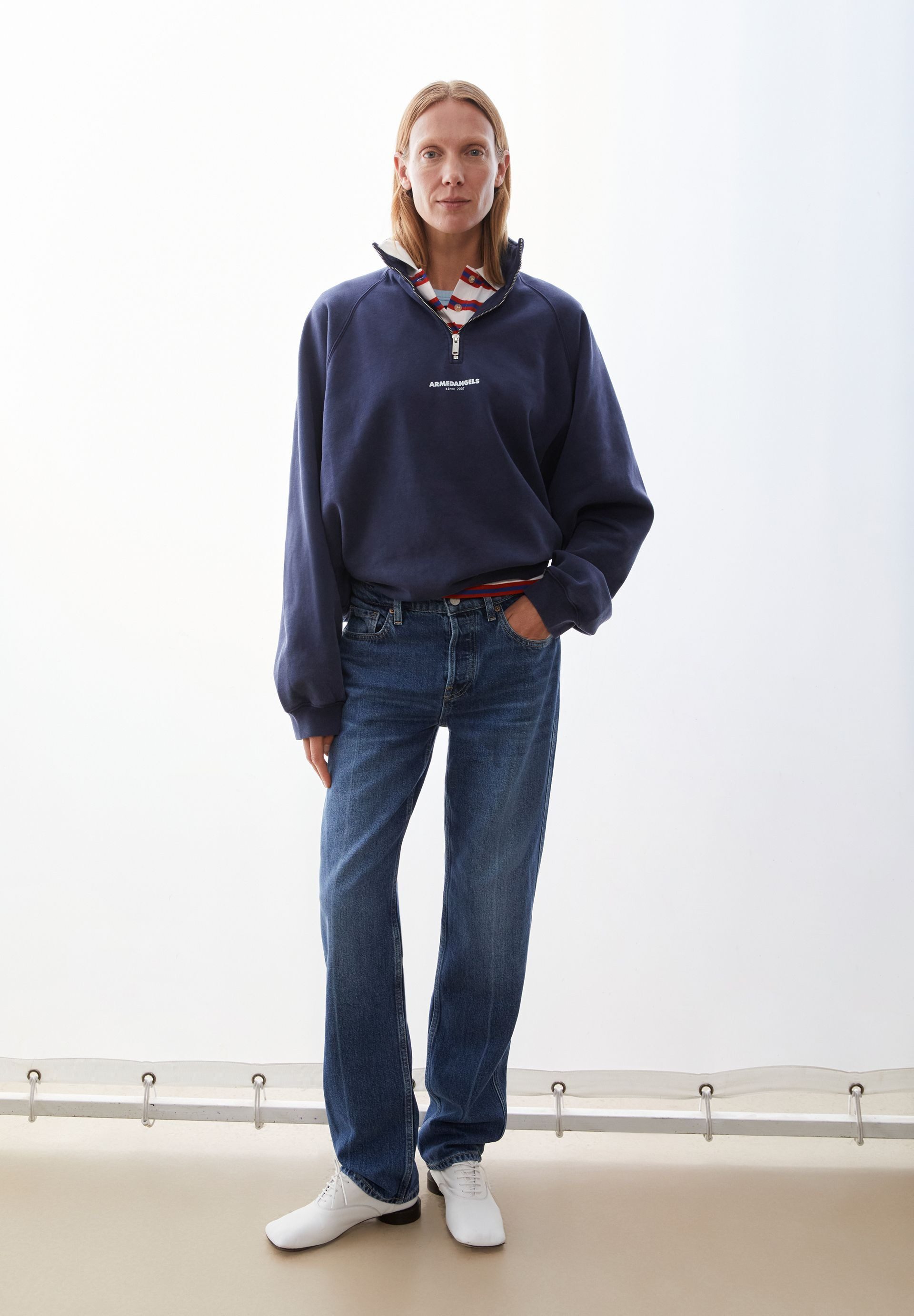 Armedangels Sweatshirt GMT DYE TROYER Sweatshirt aus Bio-Baumwolle Oversized Fit – Bild 5 von 5