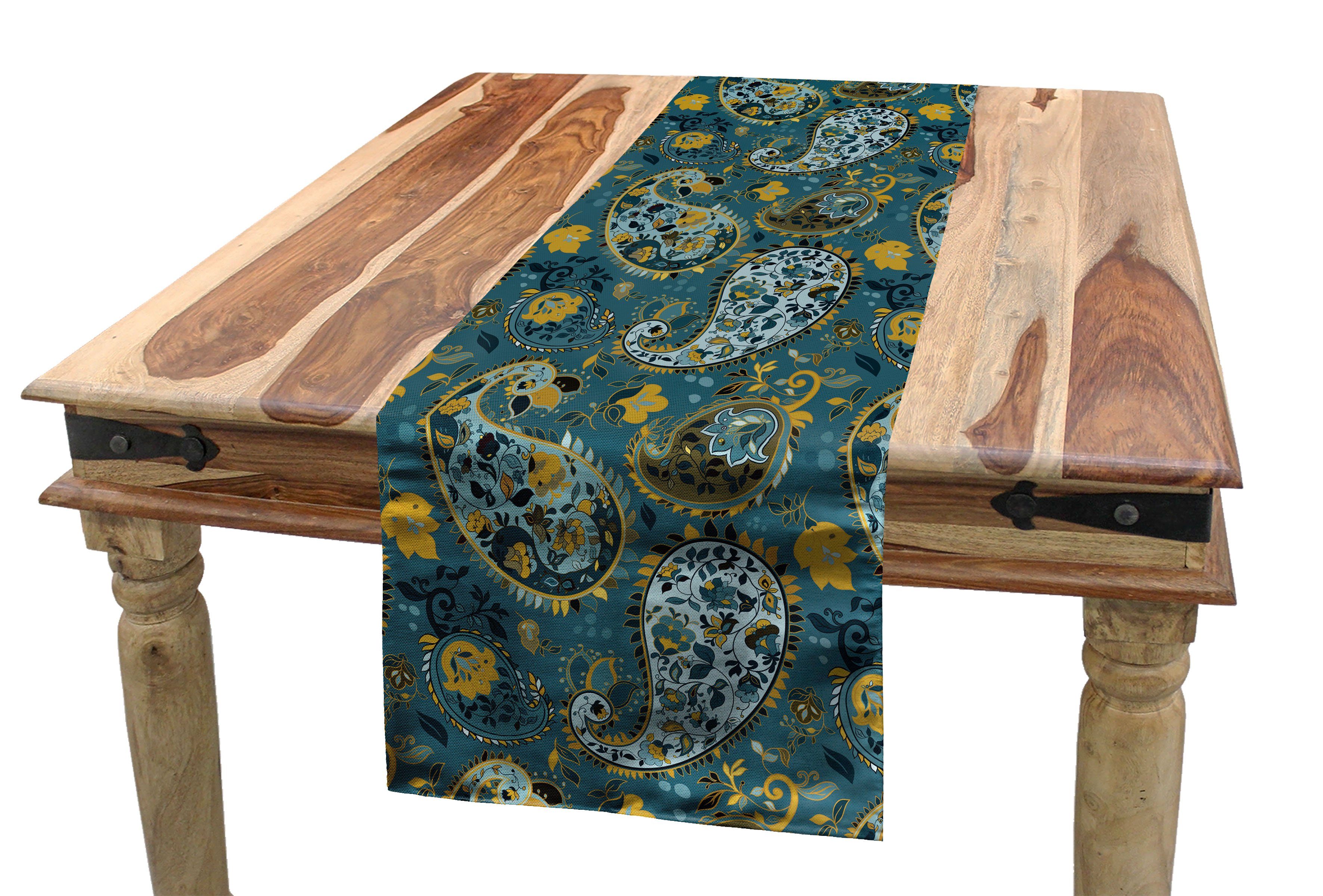 Abakuhaus Tischläufer Esszimmer Küche Rechteckiger Dekorativer Tischläufer, Paisley Antike orientalische Motive
