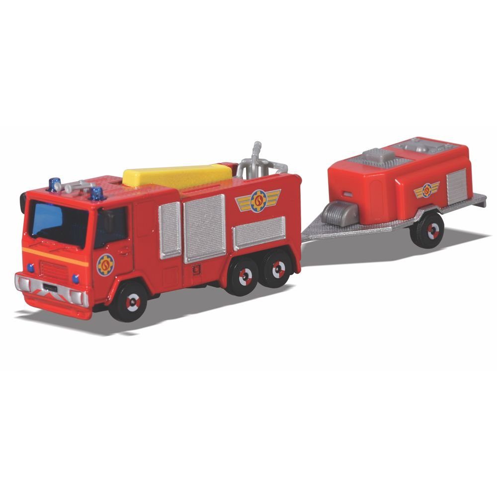 Feuerwehrmann Sam Feuerwehrmann Jupiter Sam mit Mini Spielzeug-Feuerwehr Die-Cast-Serie Wassertank