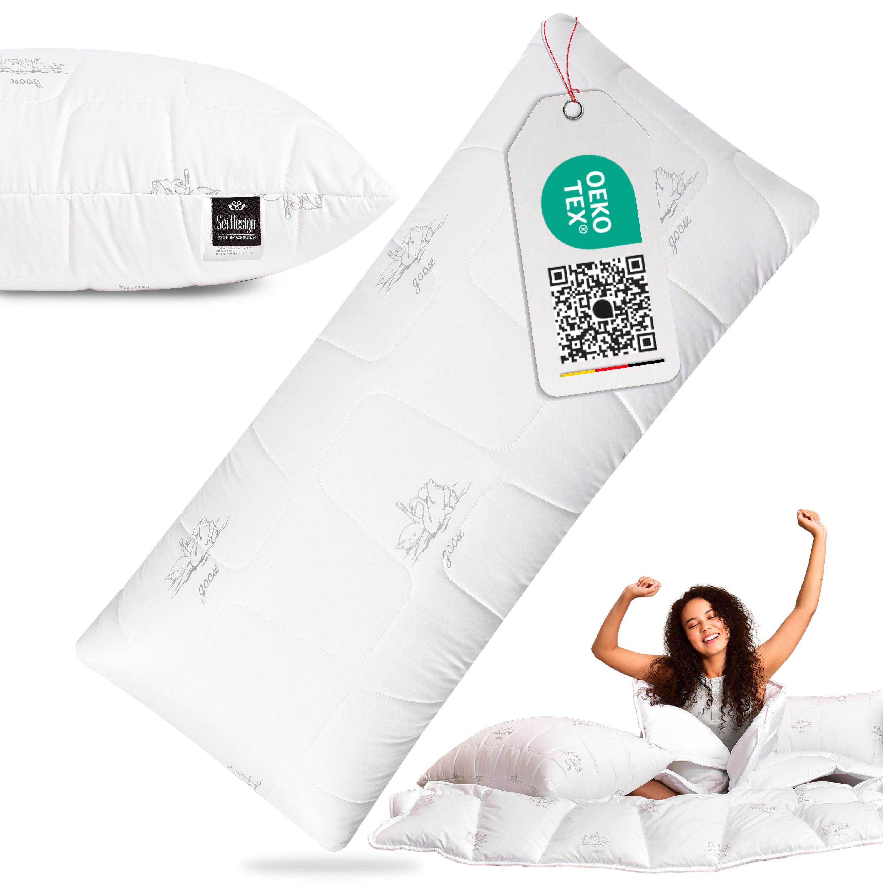 SEI Design Kopfkissen Kopfkissen Kissen Mirkofaser Seitenschläferkissen 40x günstig online kaufen