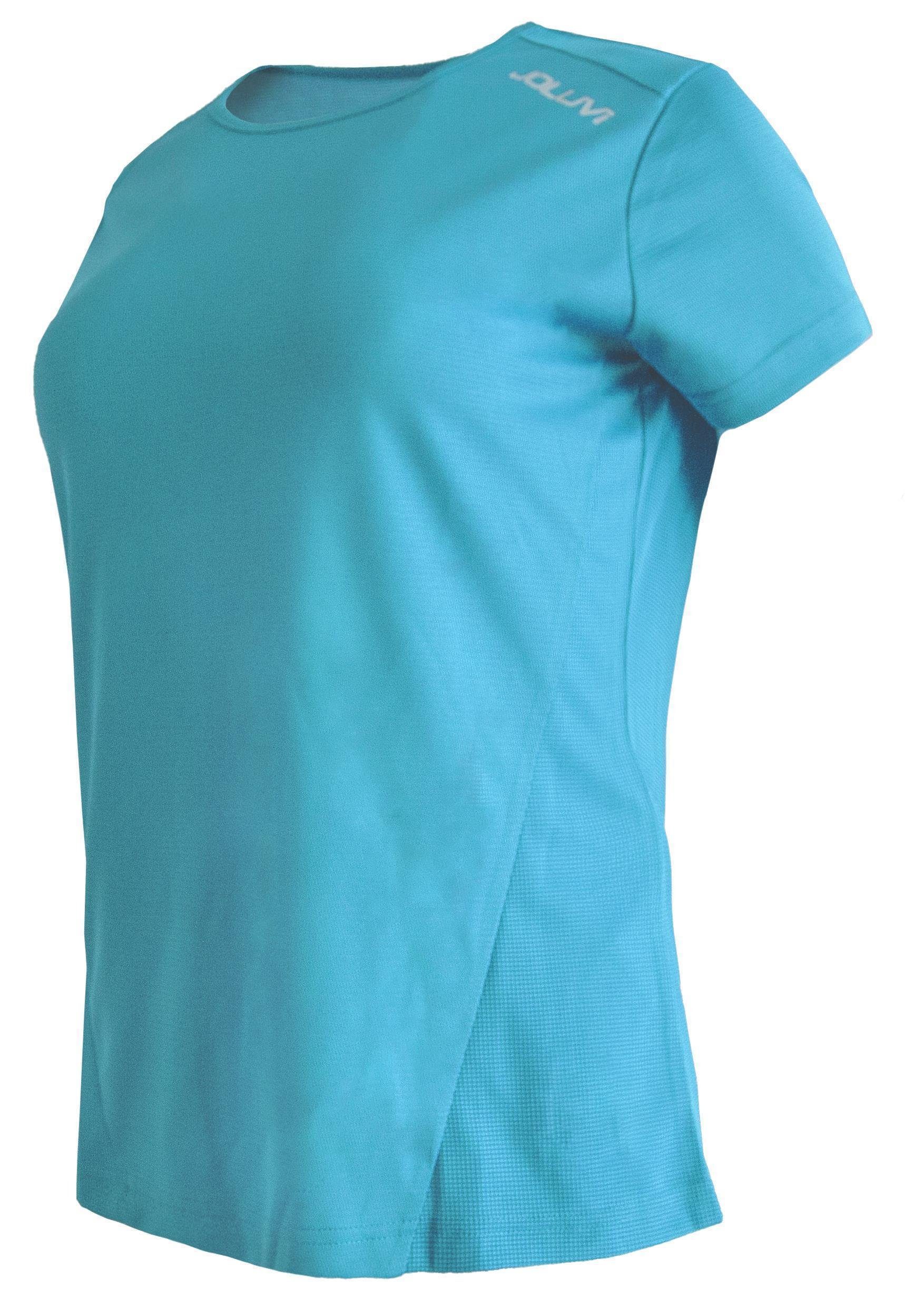 Joluvi Funktionsshirt Runplex für Damen, schnelltrocknend Azul Celeste