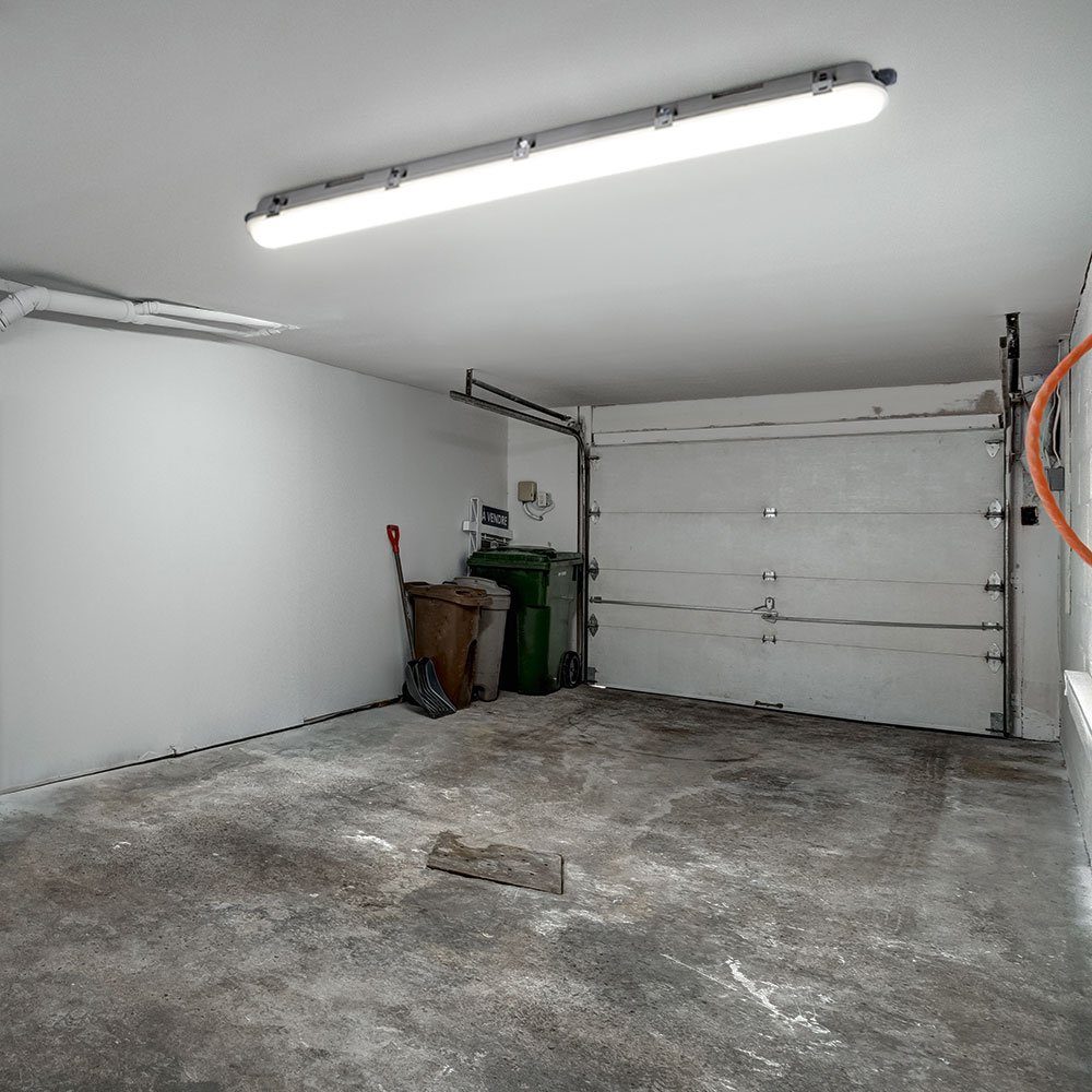 Decken verbaut, Wannen Garagen Neutralweiß, fest LED Lampe Hallen LED-Leuchtmittel etc-shop Lager Deckenleuchte, 10x Beleuchtung