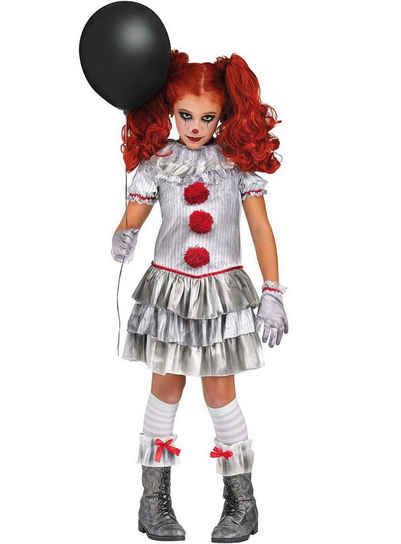 Fun World Kostüm Penny Vice Clown, Das IT-Girl unter den Horrorclown-Kostümen!