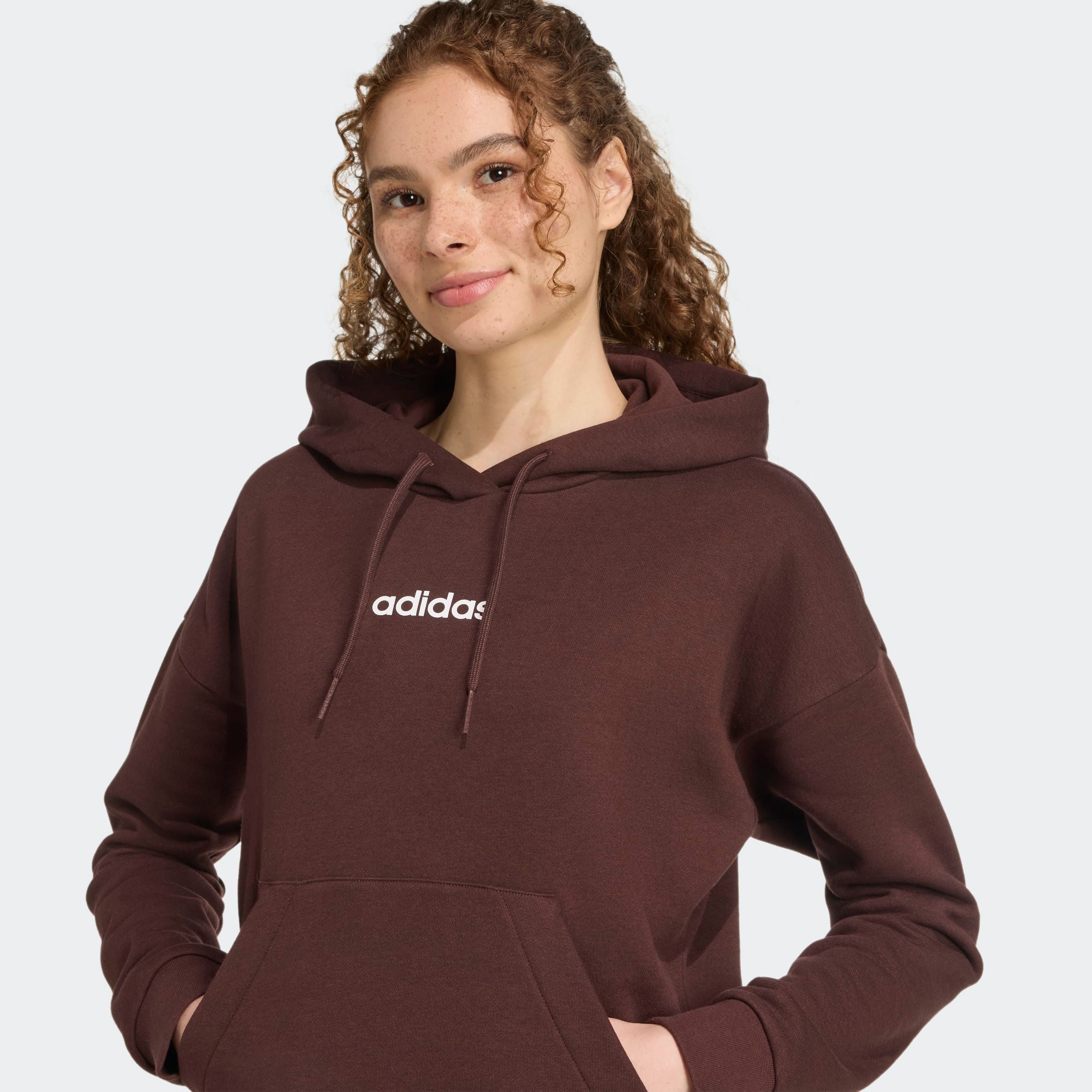 adidas Sportswear Kapuzensweatshirt ESSENTIALS LINEAR HOODIE für sportliche Aktivitäten und Alltag, lockere Passform