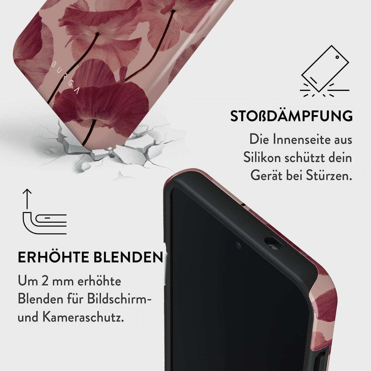 BURGA Backcover Burga Tough Back Cover Samsung Galaxy S25 - Tender Kiss – Bild 4 von 5