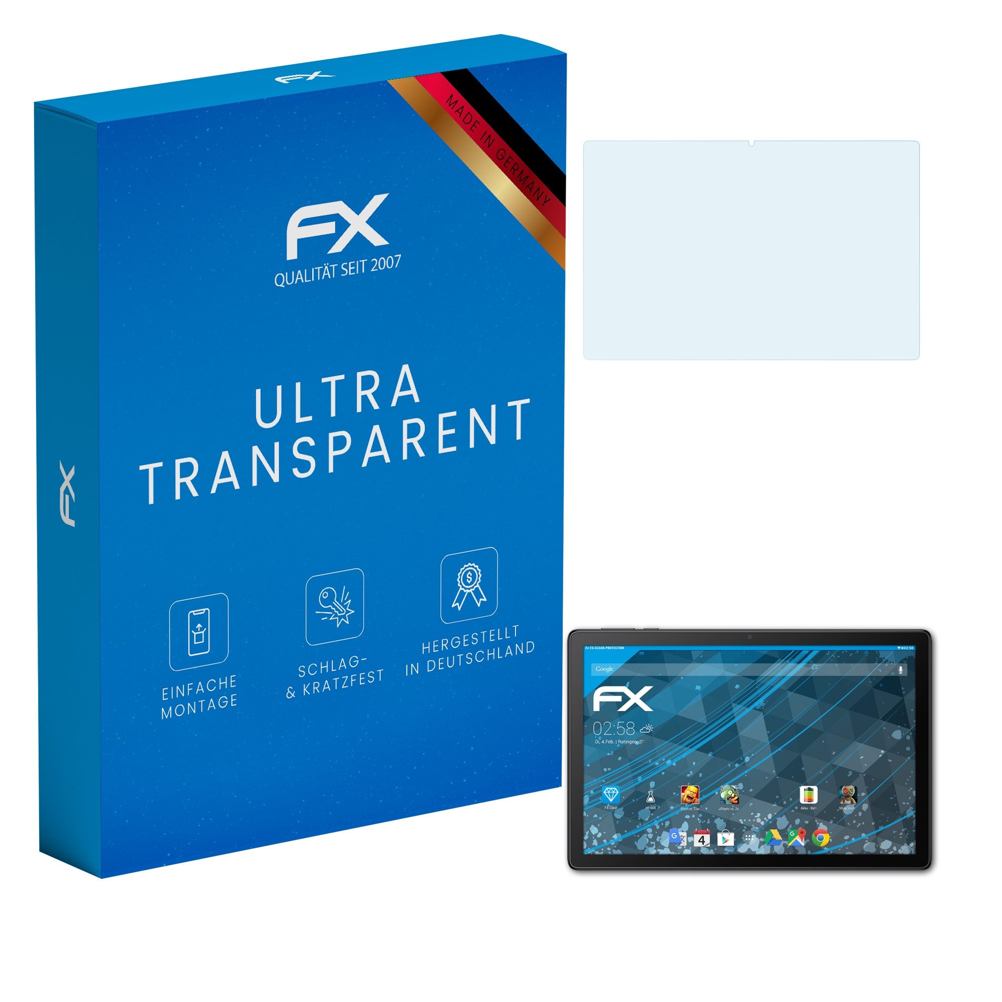 Schutzfolie Displayschutz für Alcatel 3T10 2020