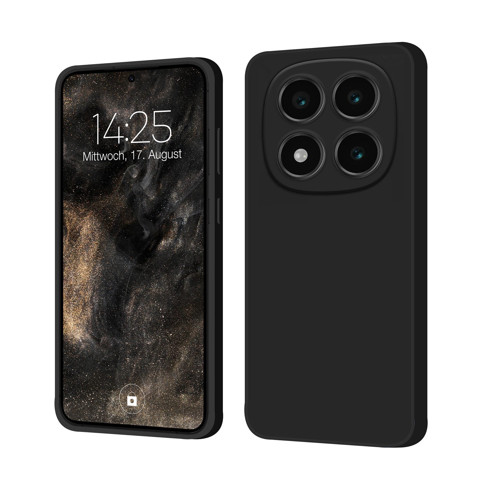 Tec-Expert Handyhülle Handy Hülle für Xiaomi Redmi Note 14 Pro 6.67 Zoll, 6.67, Cover Bumper Case viele Farben wahlweise mit Glas