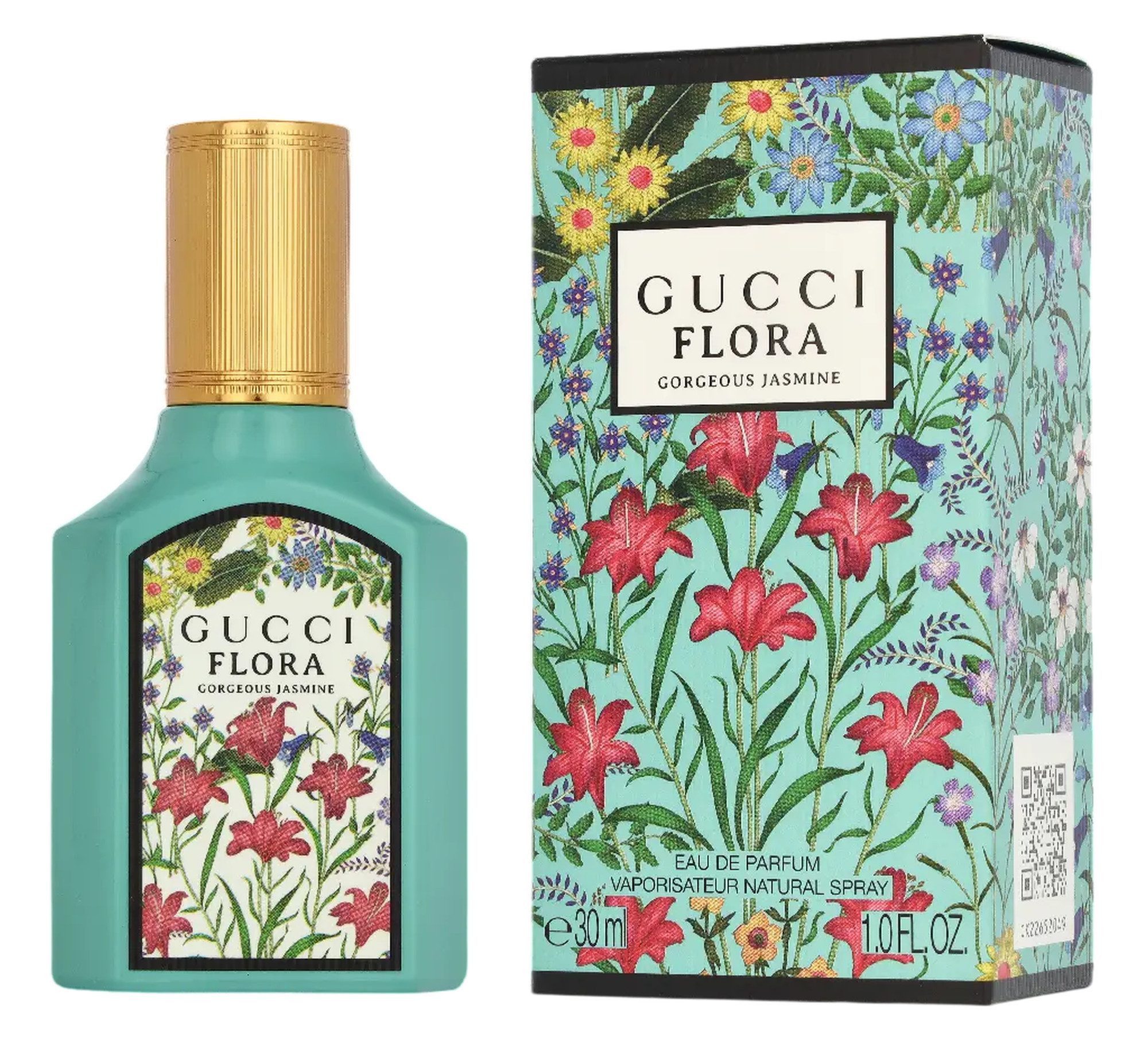 GUCCI Eau de Parfum Flora Gorgeous Jasmine EDP Damen Spray, Blumig-süßer Duft mit Jasmin, Magnolien, Mandarine und Sandelholz