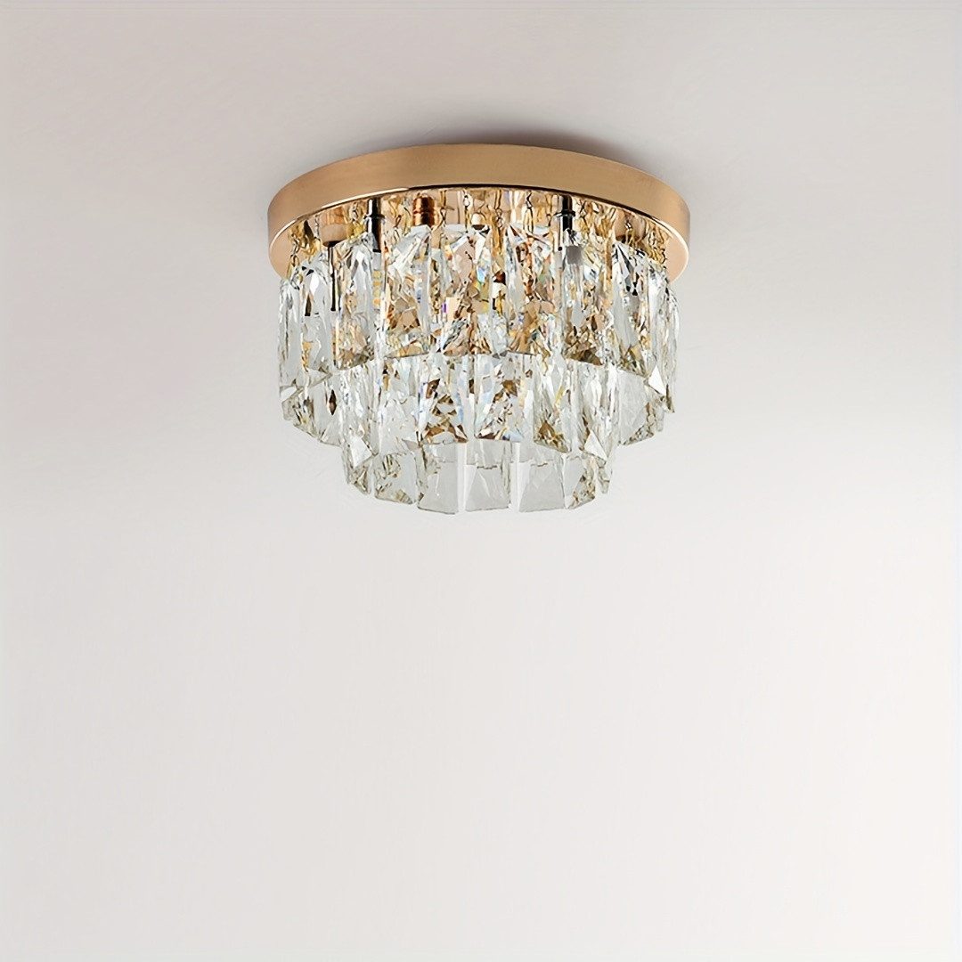 JDONG Deckenleuchte Moderne Kristall Deckenlampe Rundheit günstig online kaufen