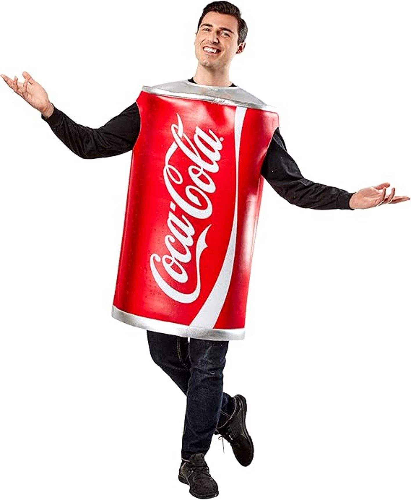 Party Flamingo Lebensmittel-Kostüm Erwachsenen Kostüm Coka Cola Dose Coladose witzig lustig Spaßkostüm
