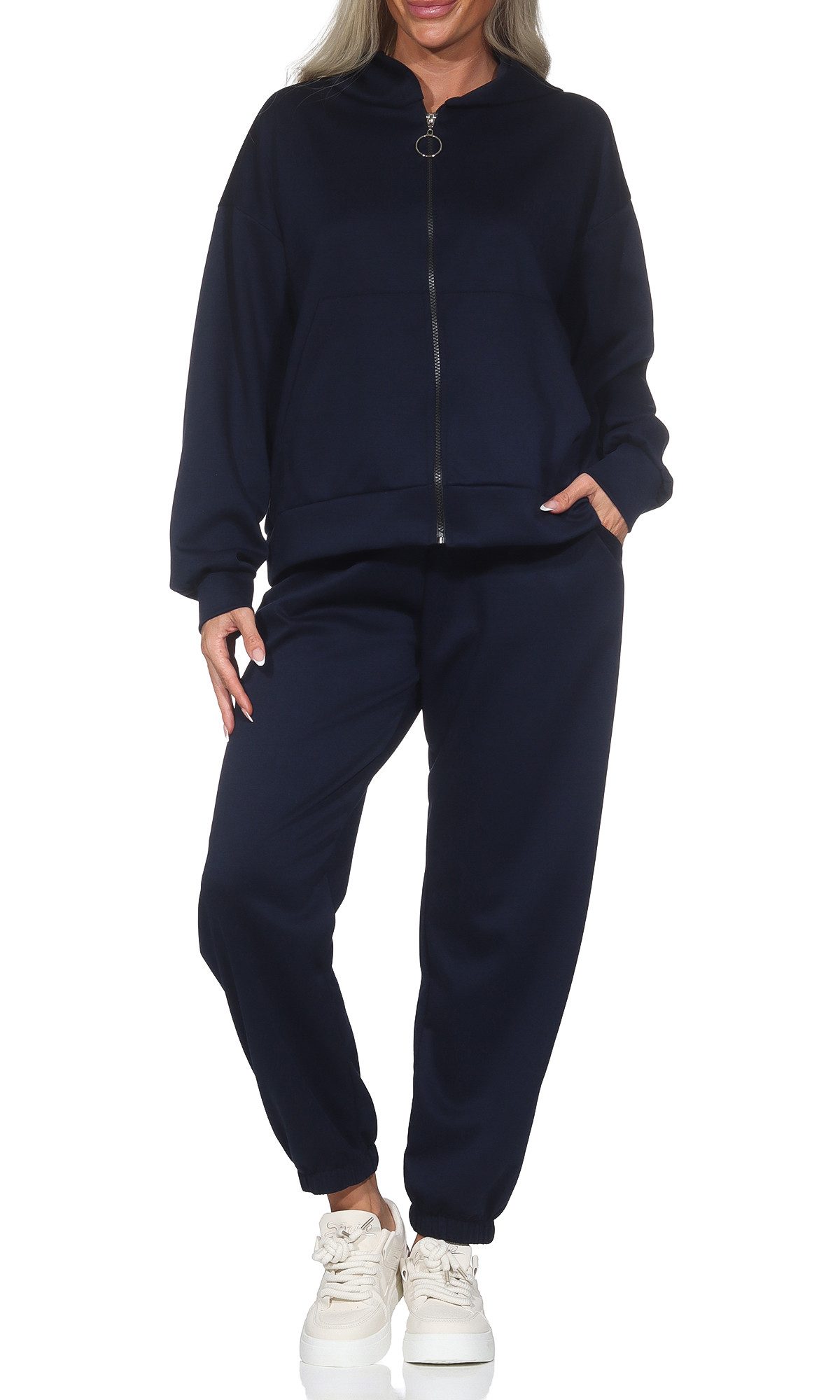 simaranda Jogginganzug Damen Jogginganzug 618 36-42 Navy