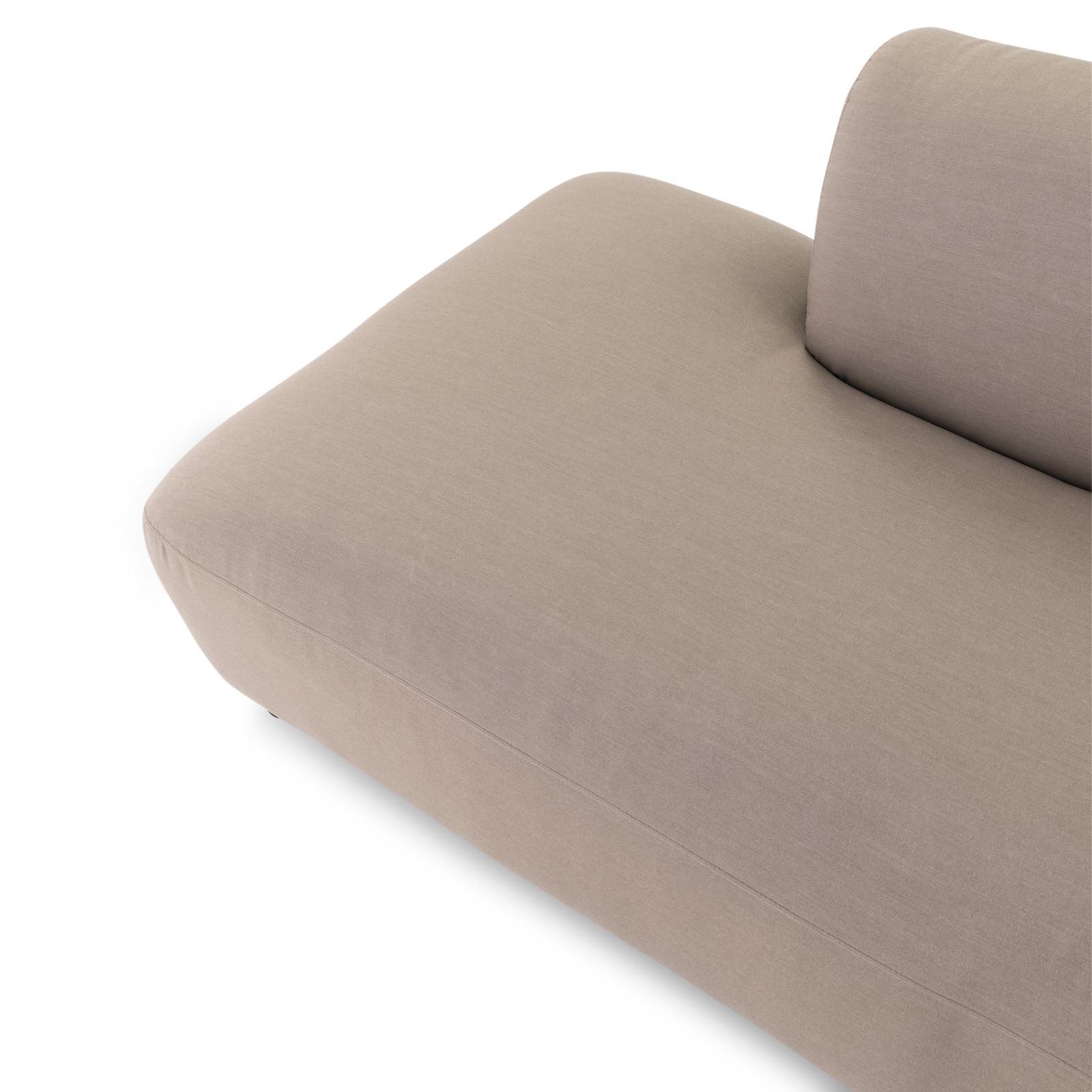 IDIMEX Gartensofa CALABRIA, Modernes Outdoor Sofa gepolstert mit Rückenlehne wasserabweisend beige