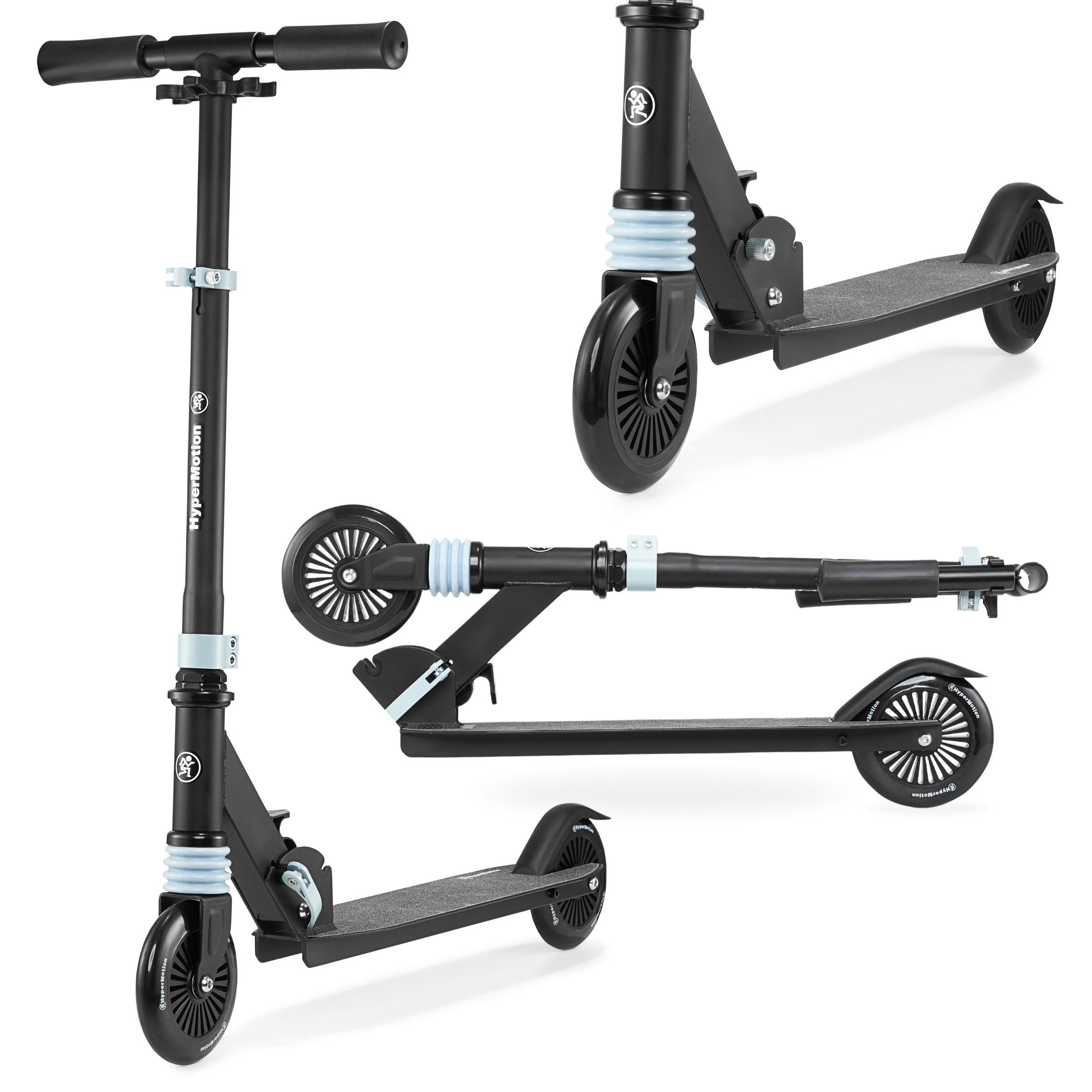 Scooter Kinder Scooter Wally – Verstellbar, Stoßdämpfer, Leicht & Faltbar, 4+