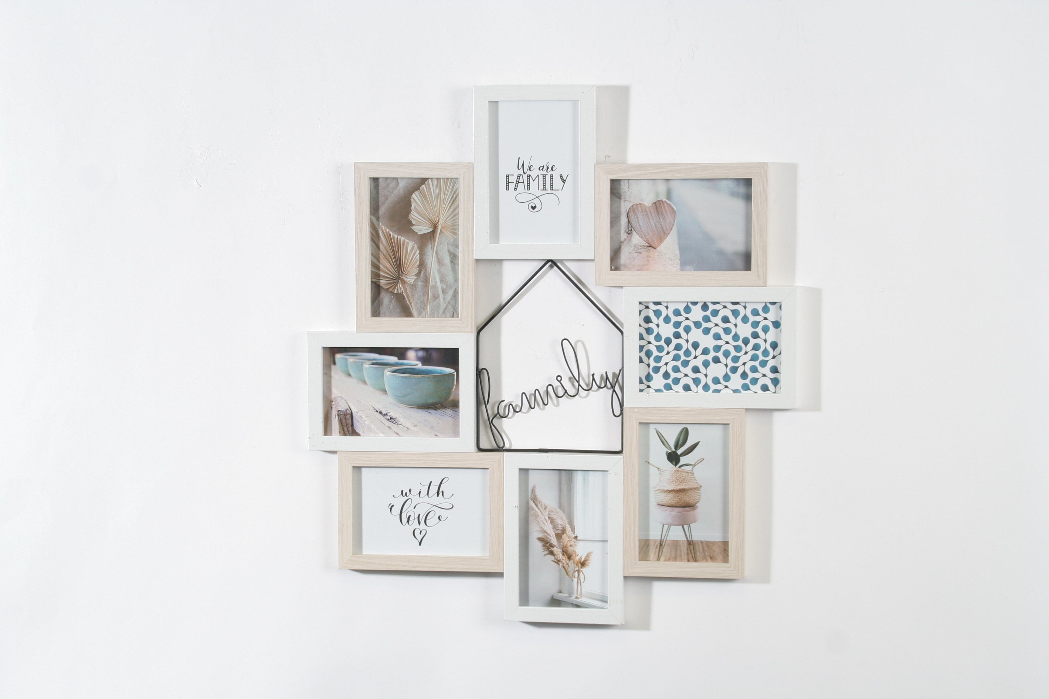 Wackadoo Living Bilderrahmen Collage Familie, für 8 Bilder, Holz. € 27,99