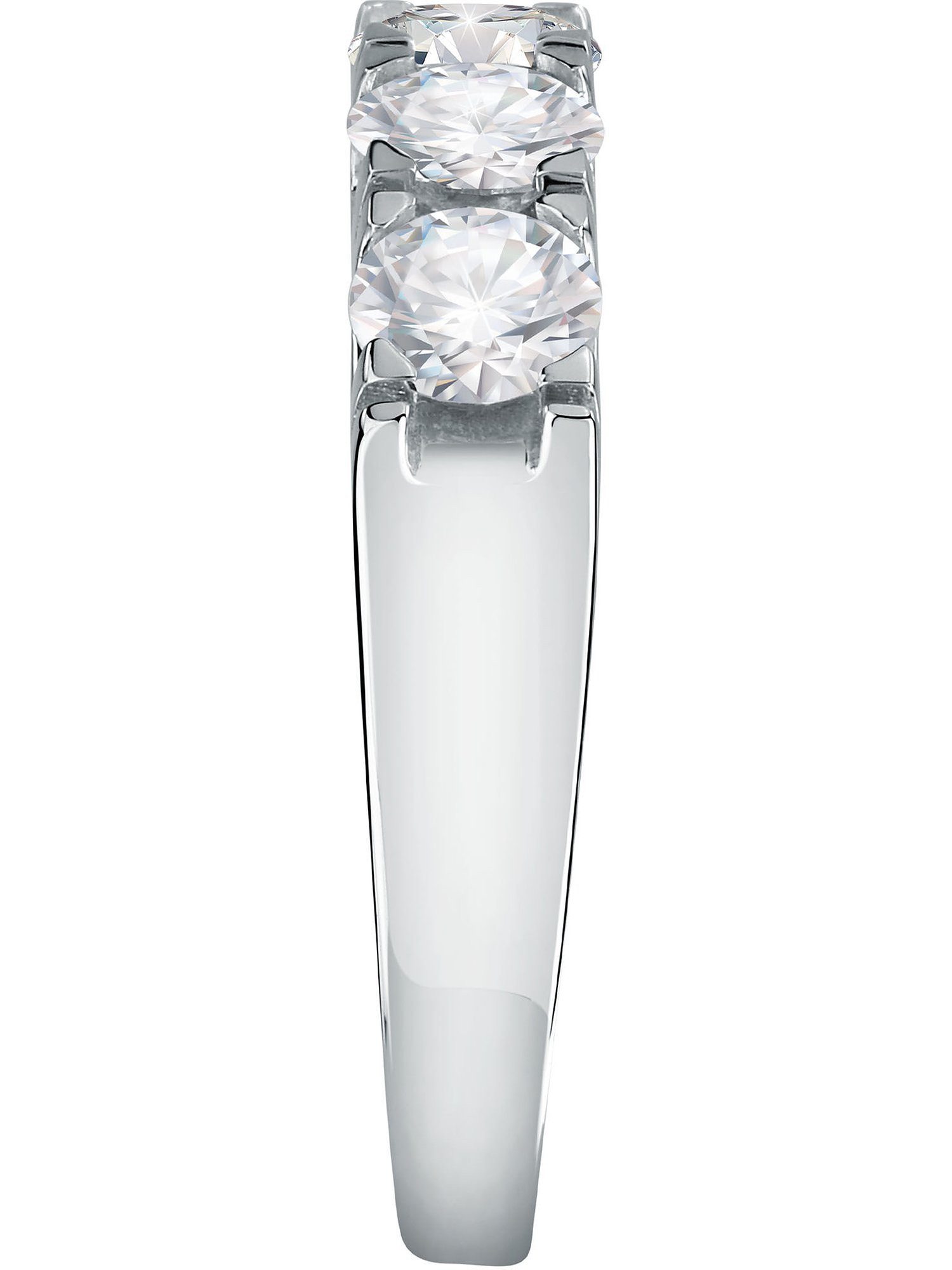 CHRIST Diamantring CHRIST Damen-Damenring 750er Weißgold 5 Diamant