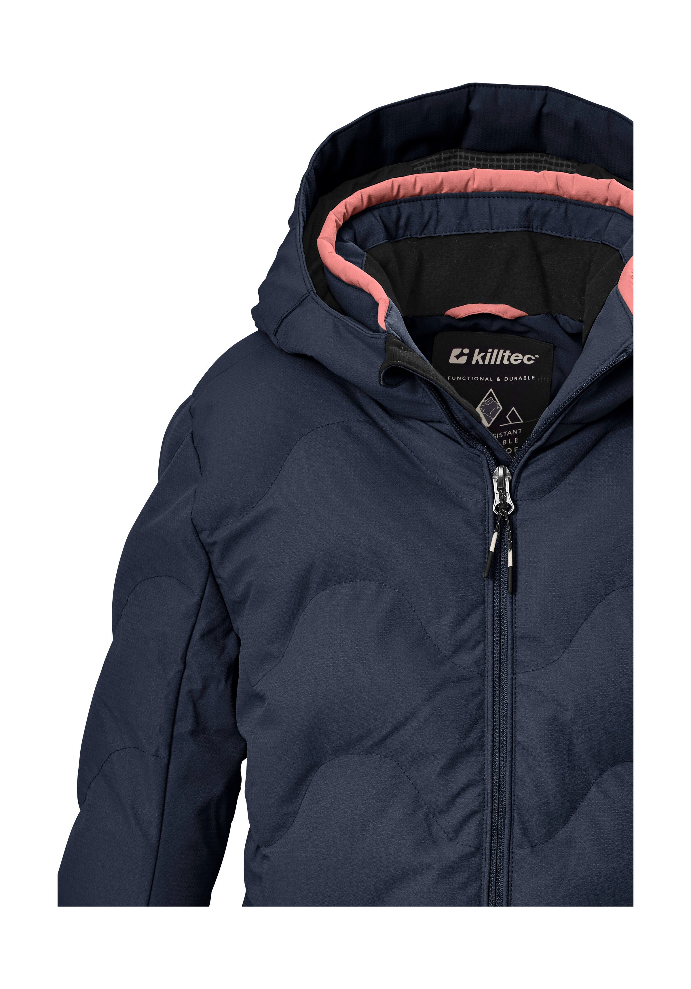 Killtec Skijacke KSW 194 GRLS SKI JCKT Winddichte, wasserabweisende Kinder-Ski-Steppjacke – Bild 3 von 5
