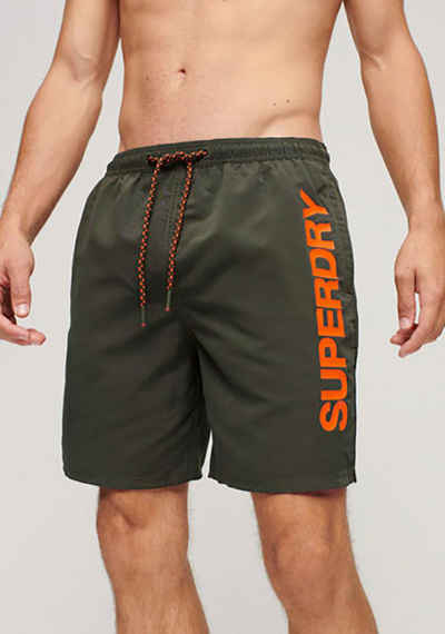 Superdry Badeshorts SD-SPORT GRAPHIC 17" SWIM SHORT