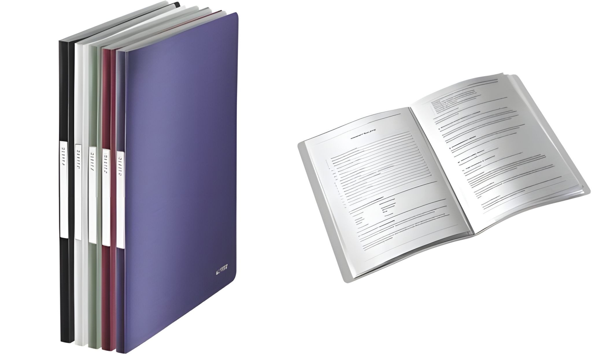 LEITZ Organisationsmappe LEITZ Sichtbuch A4 Style satin schwarz 39580094 PP 20Hüllen