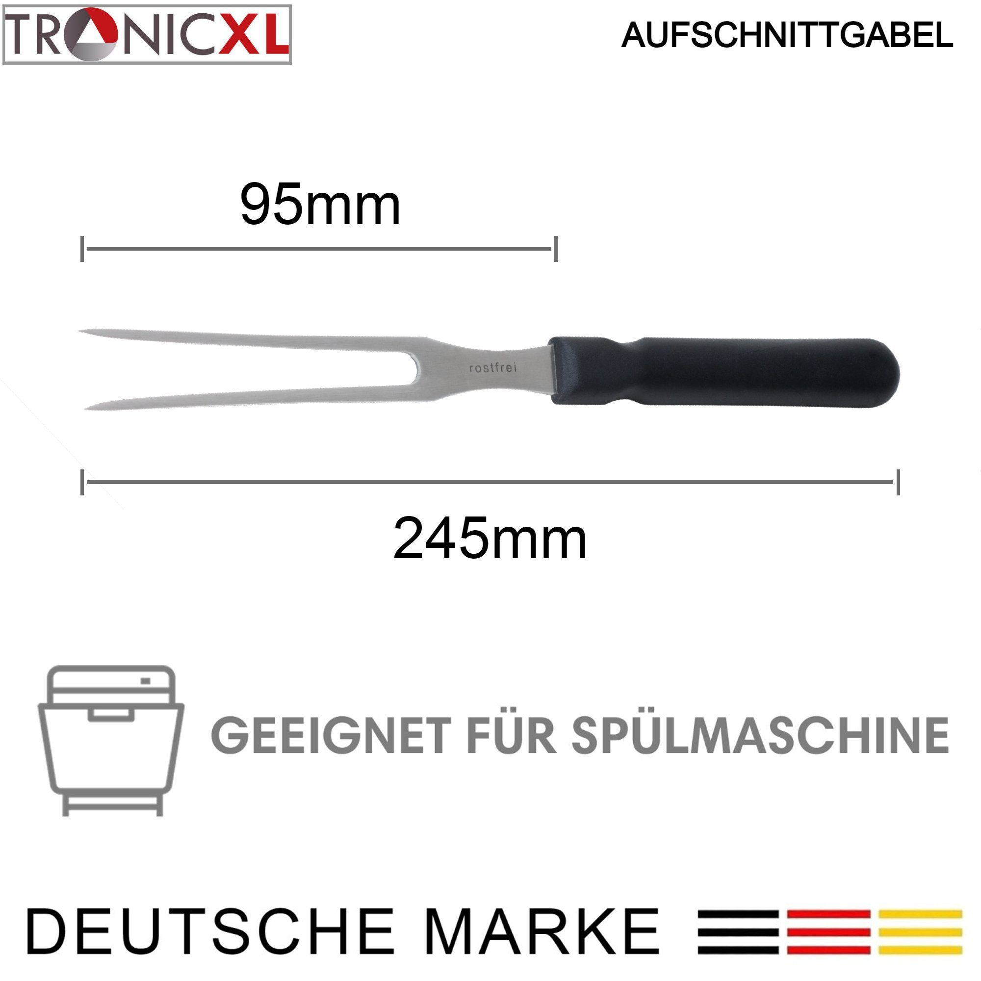 TronicXL Fleischgabel Aufschnittgabel Gabel Bratengabel Aufschnitt gabel Tranchiergabel, Aufschnittgabel zum Servieren