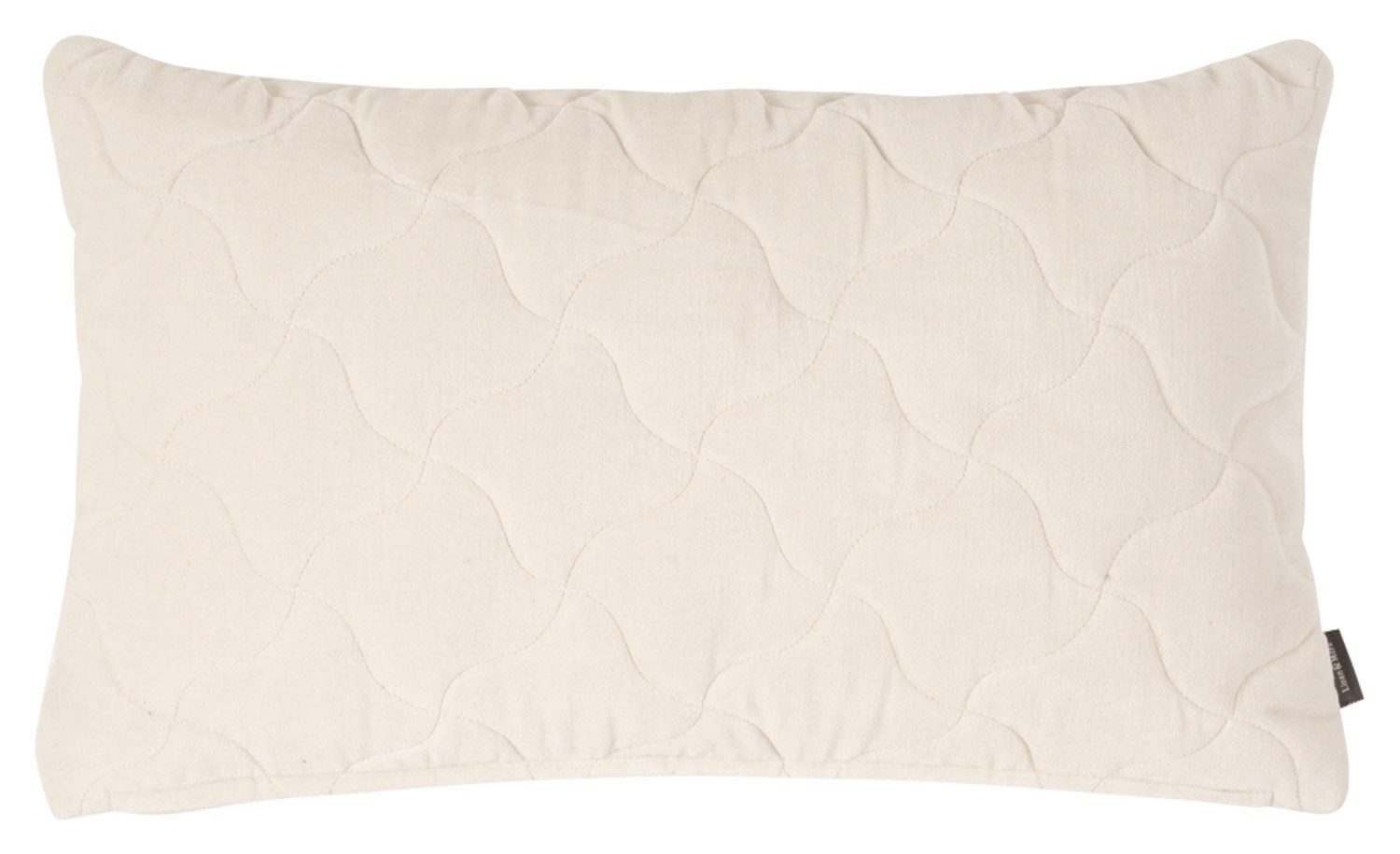 Dekokissen DAYNA, 50 x 30 cm, Creme, Baumwolle, mit Reißverschluss