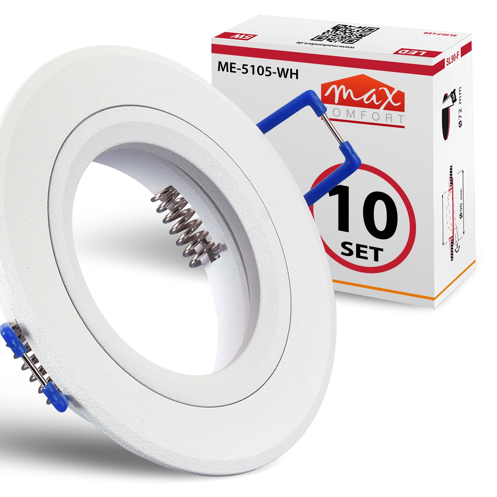 Maxkomfort Einbauleuchte Einbaustrahler 5105, ohne Leuchtmittel, günstig online kaufen