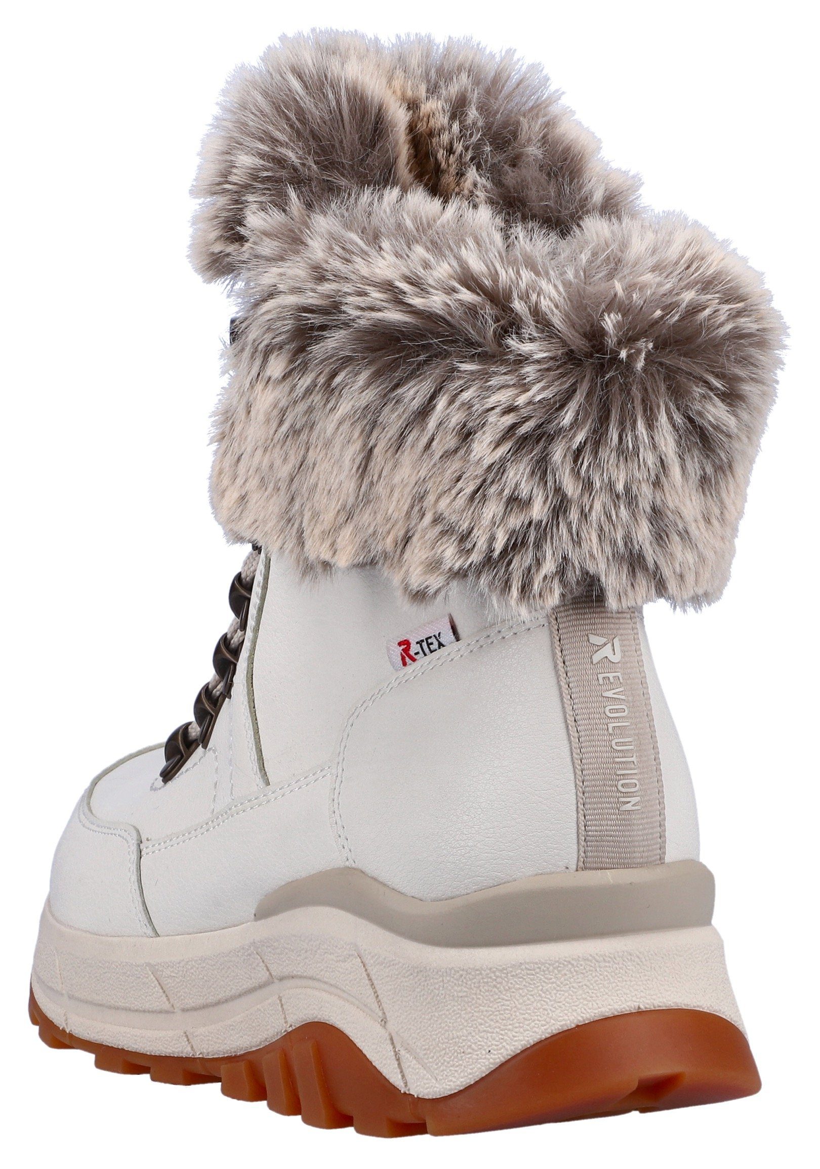 Rieker Sport Winterboots Hightop Sneaker, Schnürboots, Winterschuh mit Lammwollfutter