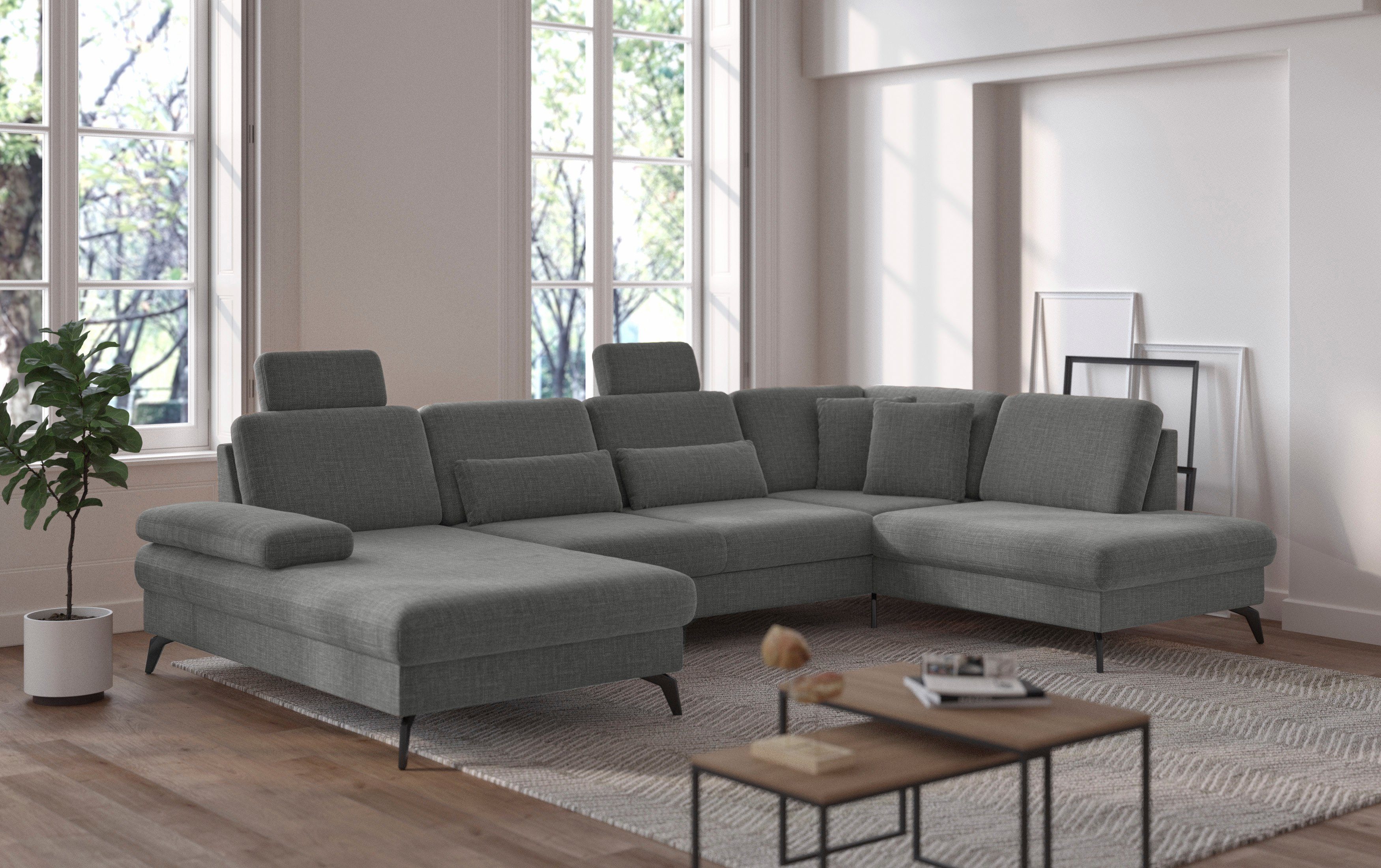 sit&more Wohnlandschaft Morris U-Form, inkl. Sitztiefenverstellung, günstig online kaufen