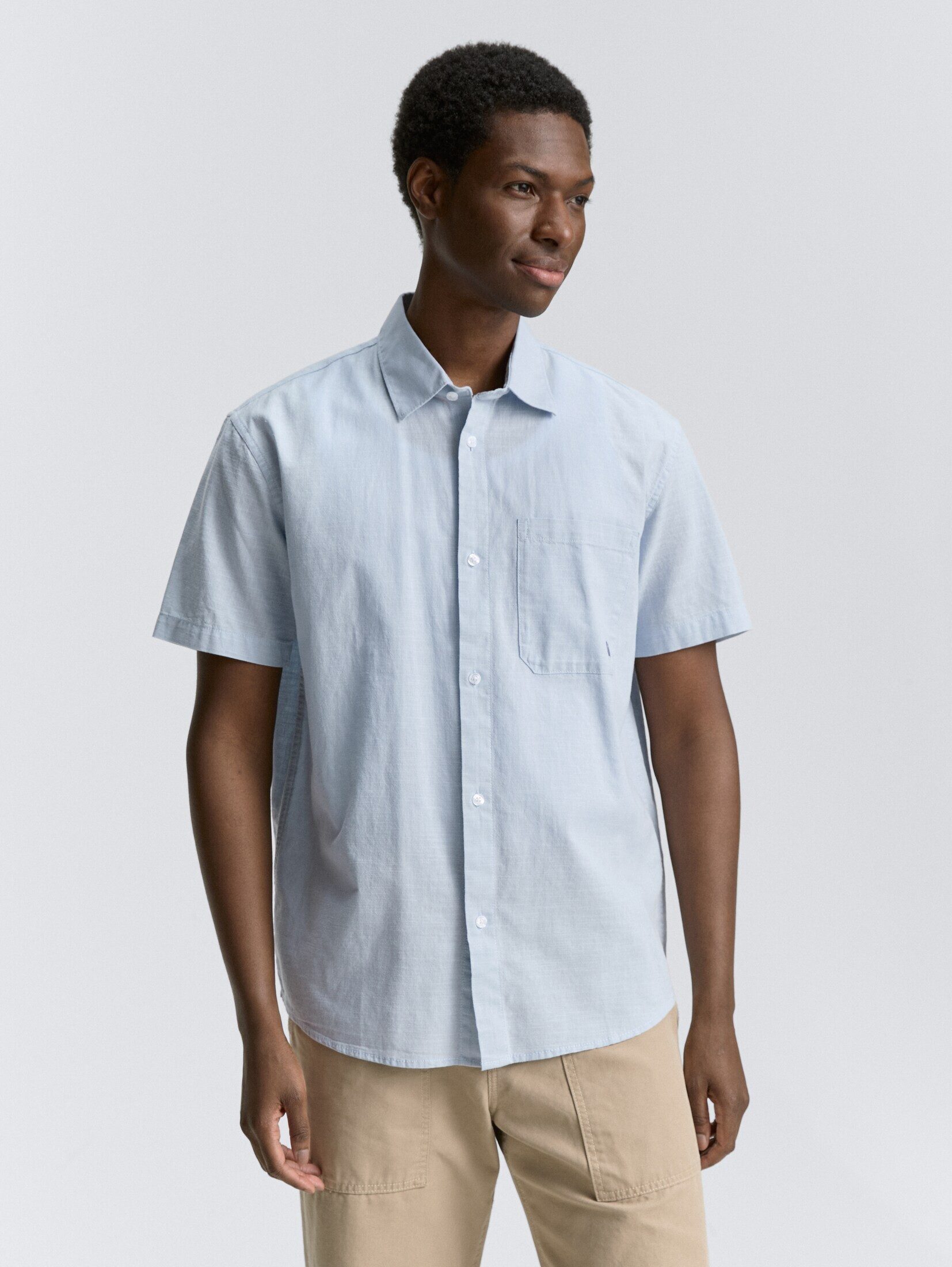 TOM TAILOR Denim Kurzarmhemd Relaxed Fit günstig online kaufen