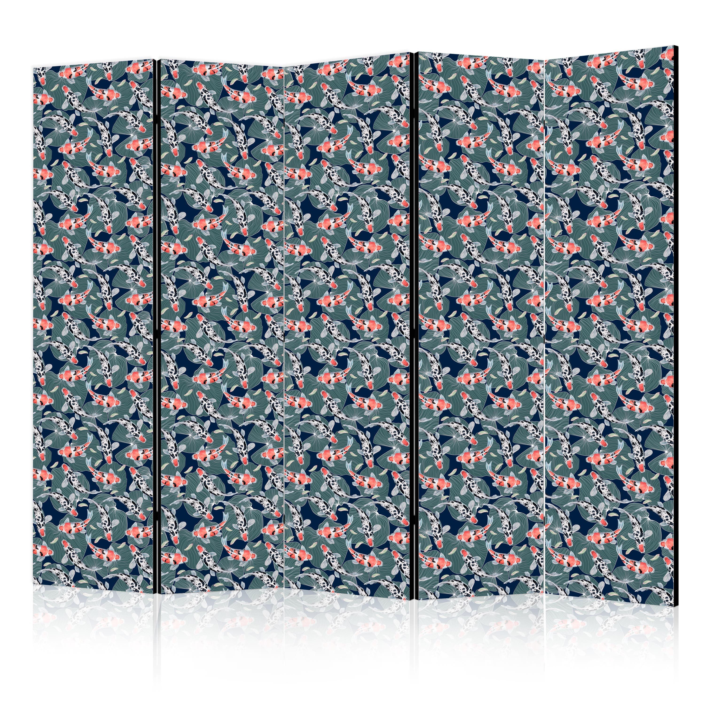 Muralo Paravent 5-Tlg (Packung, 1 St., 225x172 cm), 3 Varianten, Für das Wohnzimmer, das Schlafzimmer
