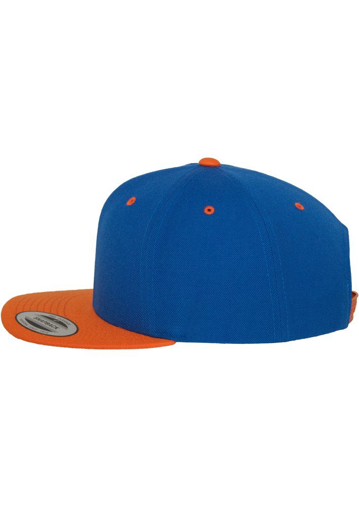Flexfit 2-Tone Flex royal/orange Snapback Snapback Classic Cap