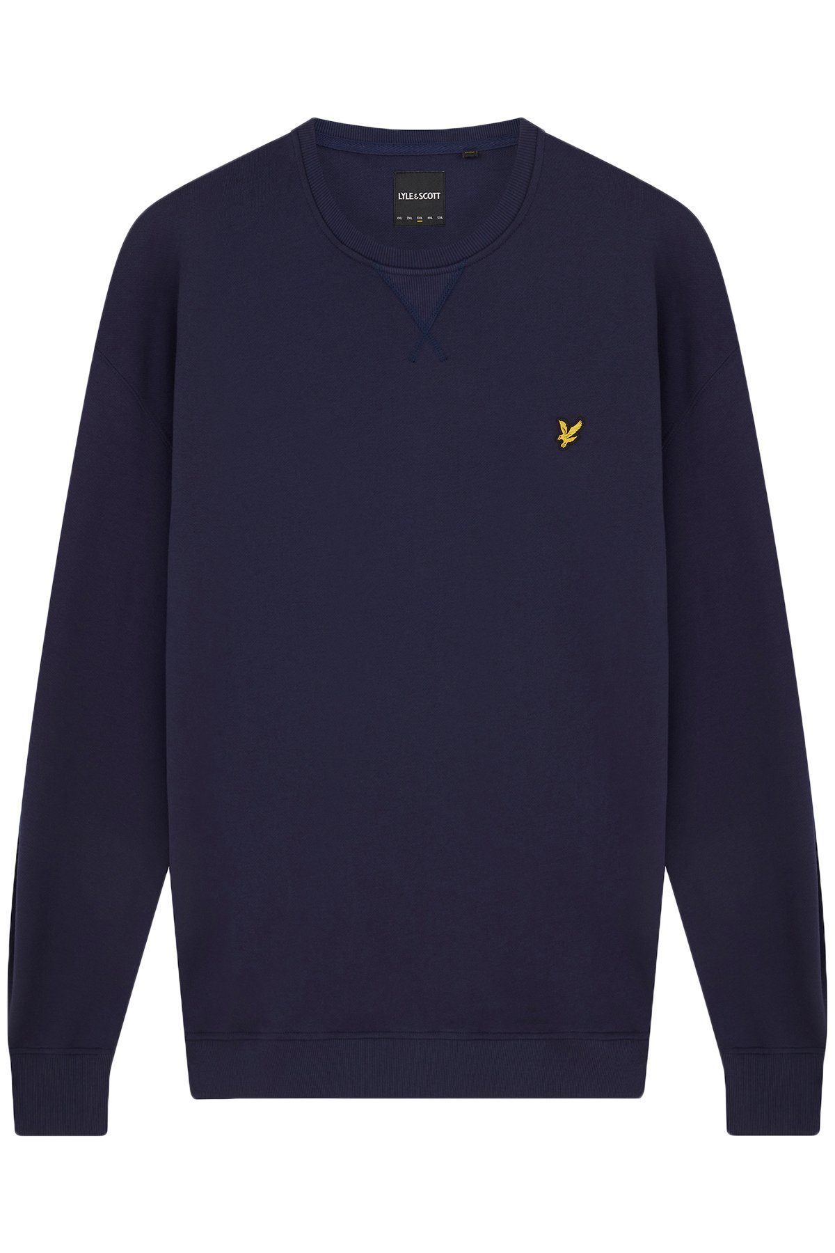 Lyle & Scott Sweatshirt Kapuze Blau 100% Baumwolle Ohne Aus