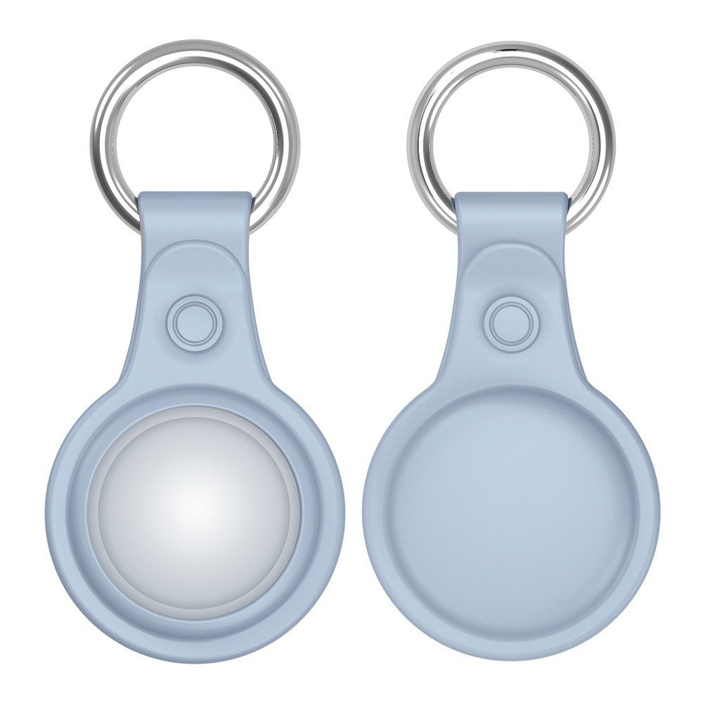 Dux Ducis Schlüsselanhänger 4x Silikon Schutz Hülle Cover Schlüsselanhänger Apple AirTag (4-tlg)