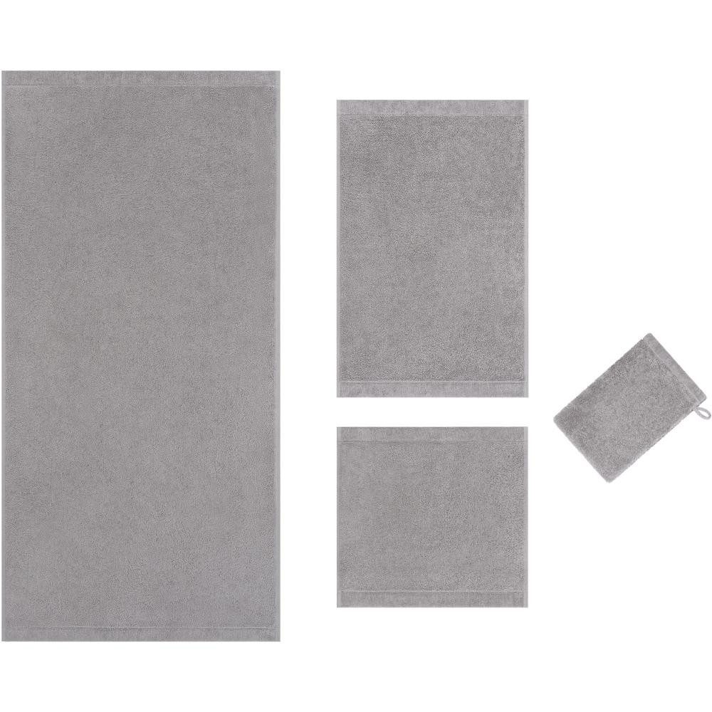 Cawö Badetücher Waschhandschuh Lifestyle Uni Metal (16x22 cm)