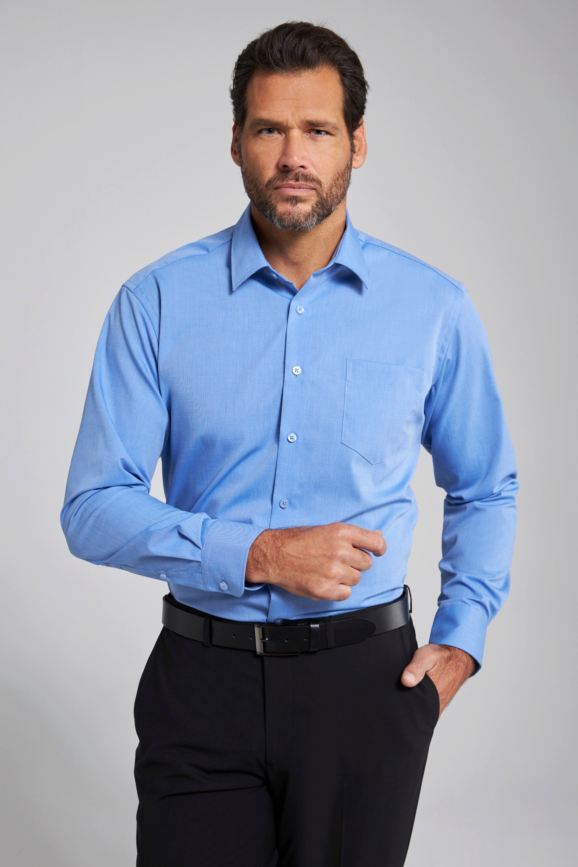 JP1880 Businesshemd JP1880 Hemd Business bügelfrei Kentkragen Langarm günstig online kaufen