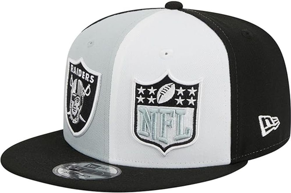 New Era Snapback Cap NFL LAS VEGAS RAIDERS Official 2023 Sideline 9FIFTY Snapback Game Cap