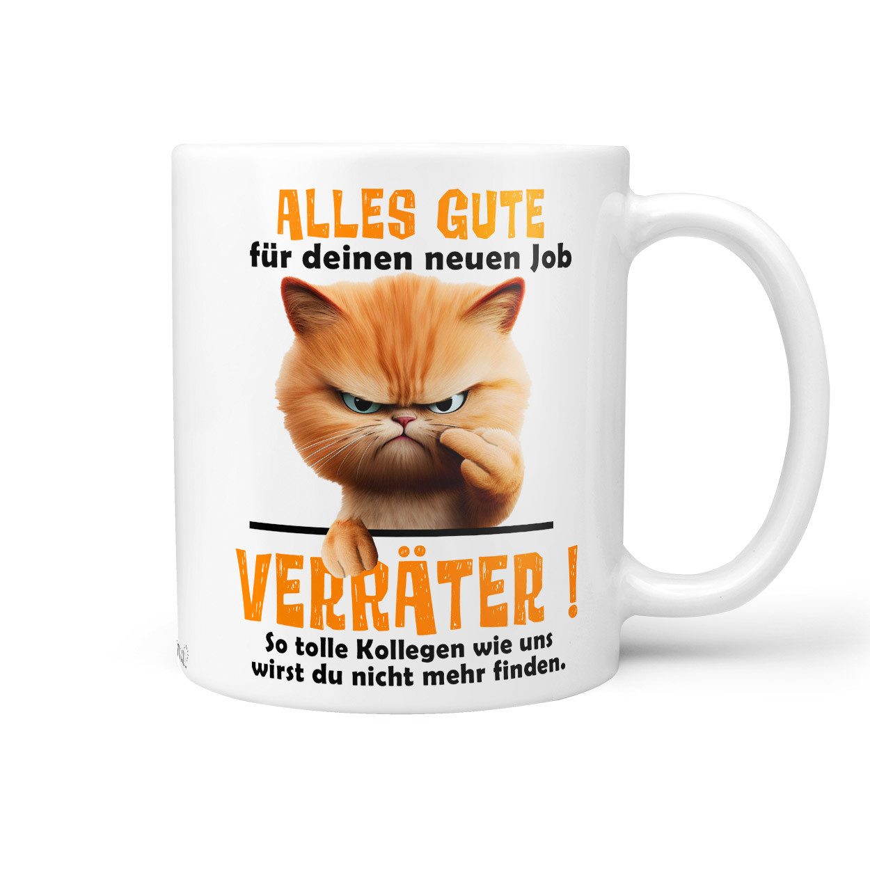 Sunnywall Tasse Alles Gute für deinen Job, Verräter - Jobwechsel Büro Geschenk, Keramik, inkl. Geschenkkarte
