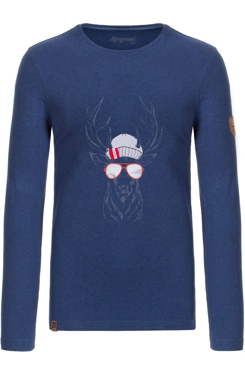 Almgwand Outdoorjacke Longsleeve Herren - SCHWAIGERALM - denim
