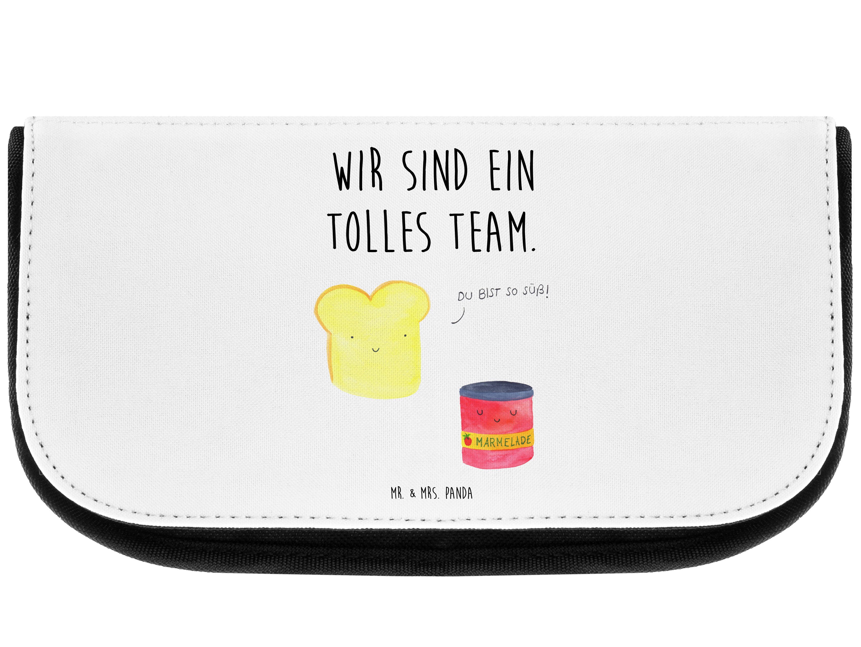 Kultu Panda Marmelade - (1-tlg) Geschenk, Mrs. - Tasche, süß, Kosmetiktasche Toast Mr. Make-Up & & Weiß Brot,