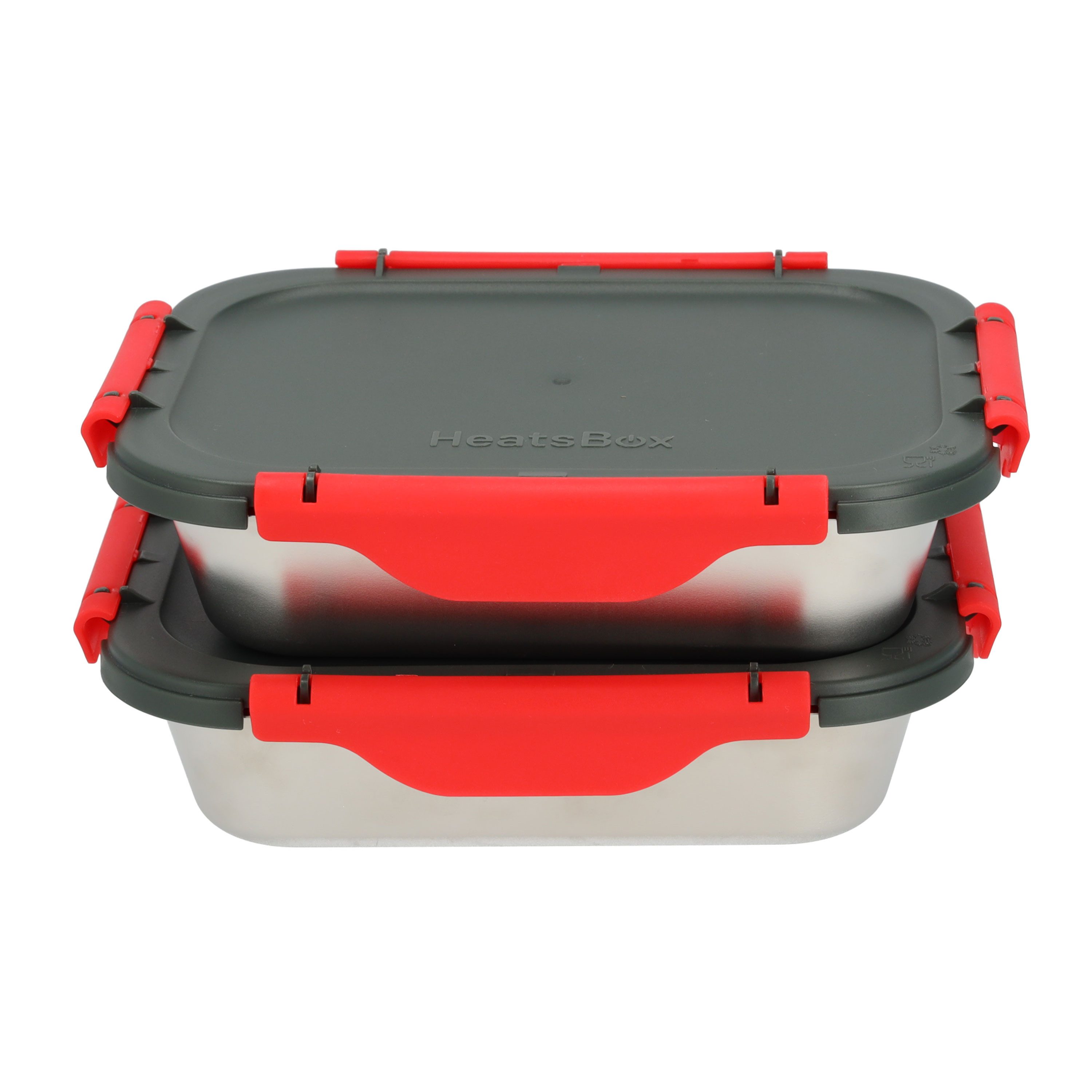 HeatsBox Lunchbox Inner Dish 2er Set für Heatsbox, Edelstahl, (2), 925 ml Volumen, bis zu 200°C, Spülmaschinenfest