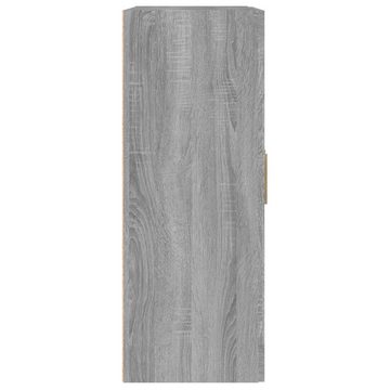 furnicato Wandregal Wandschrank Grau Sonoma 69,5x32,5x90 cm Holzwerkstoff