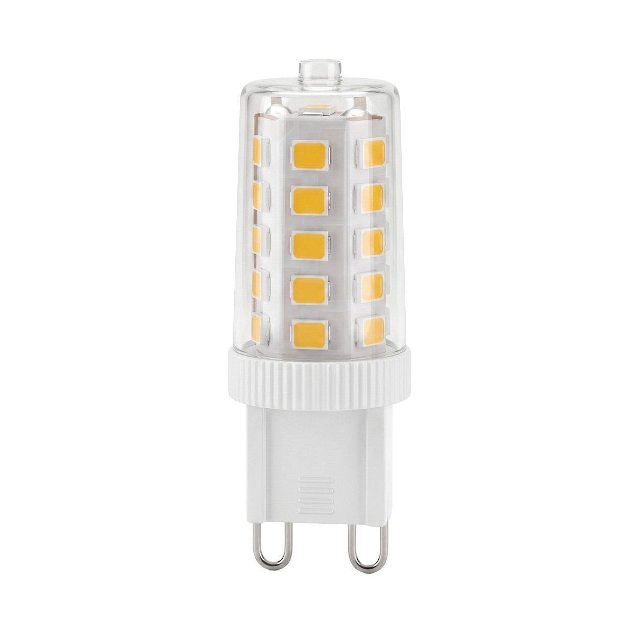 hofstein LED-Leuchtmittel 10er Set Glühbirne G9 Warmweiß dimmbar 3,5 Watt G9, G9, 3000 Kelvin, 330 Lumen, Filament, Klar
