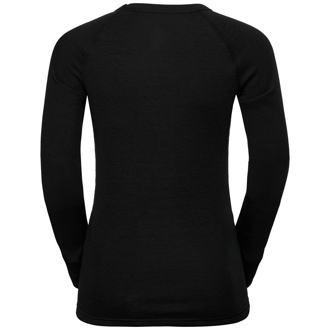 Odlo Langarmshirt Active Warm (warm, weich, Innenseite angeraut) Unterwäsche schwarz