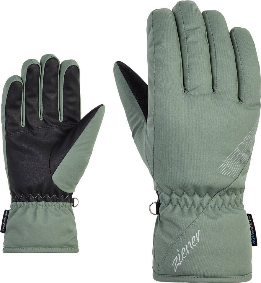 Ziener Skihandschuhe KORENA AS(R) lady glove GREEN MUD