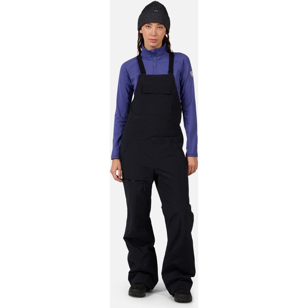 Rossignol Skihose W Outerlimits Insulated Bib Stilvolle, wasserdichte Damen-Latzhose mit recycelter Isolierung