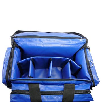 SANISMART Arzttasche Notfalltasche MINISTER XL Blau Plane 50 x 34 x 32 cm Trauma Bag