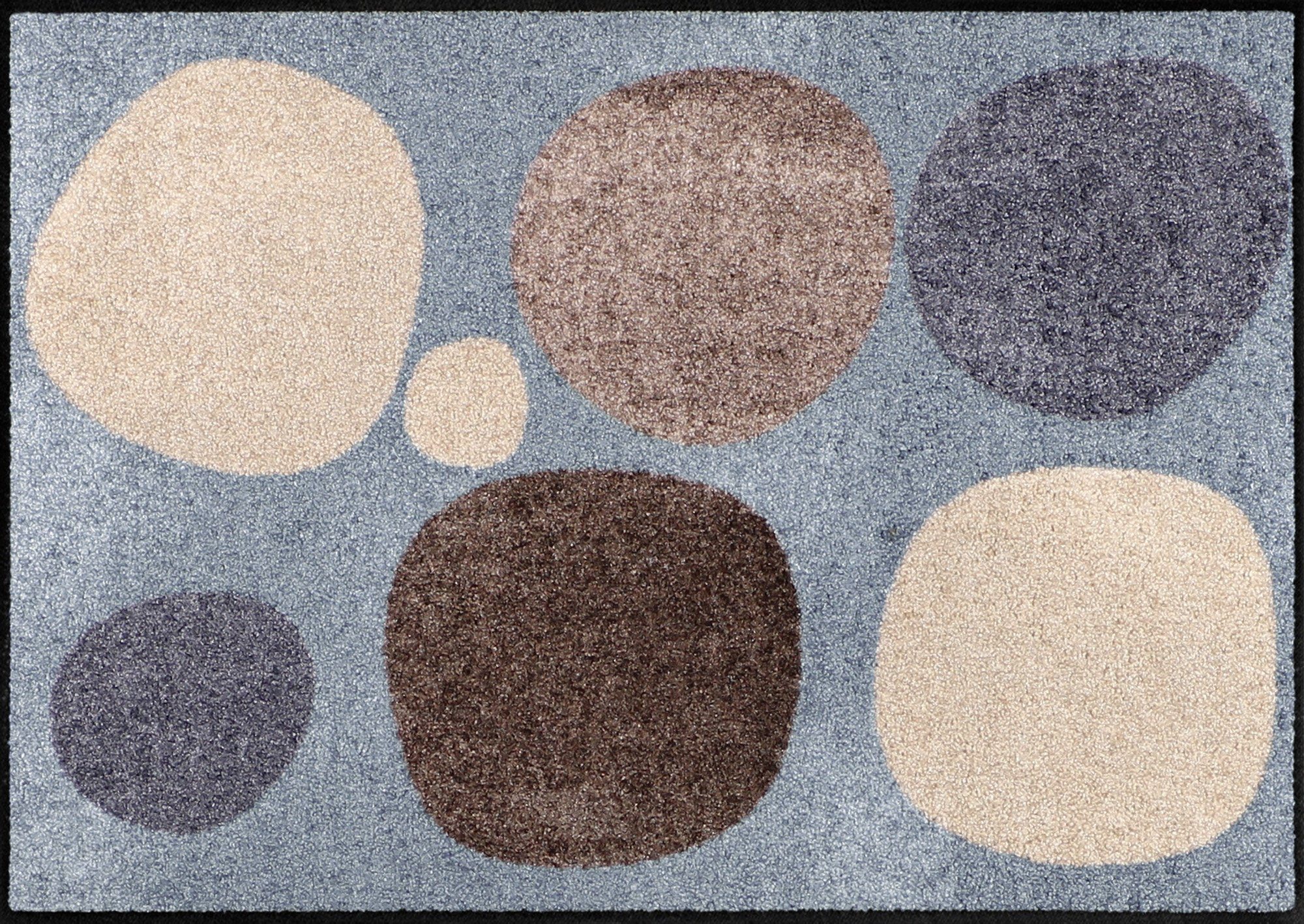 Fußmatte Fußmatte, Salonloewe, eckig, Höhe: 7 mm, gemustert grau-beige