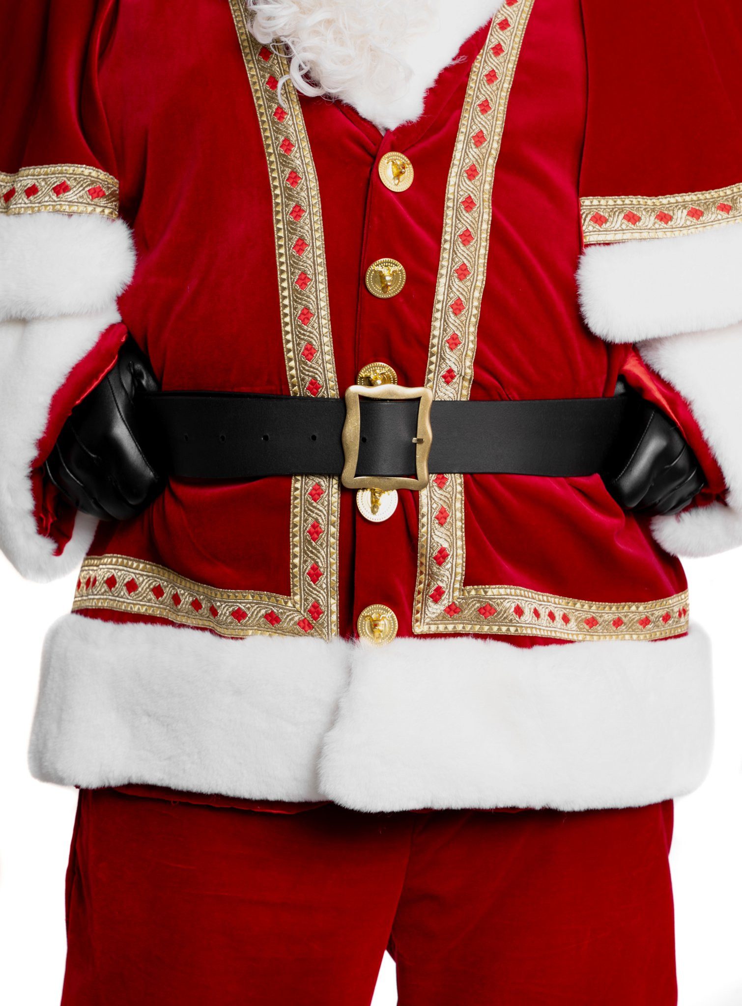 Andracor Kostüm Weihnachtsmann Ремни Deluxe, Ein hochwertiger, schwerer Ремни für 'echte' Weihnachtsmänner!