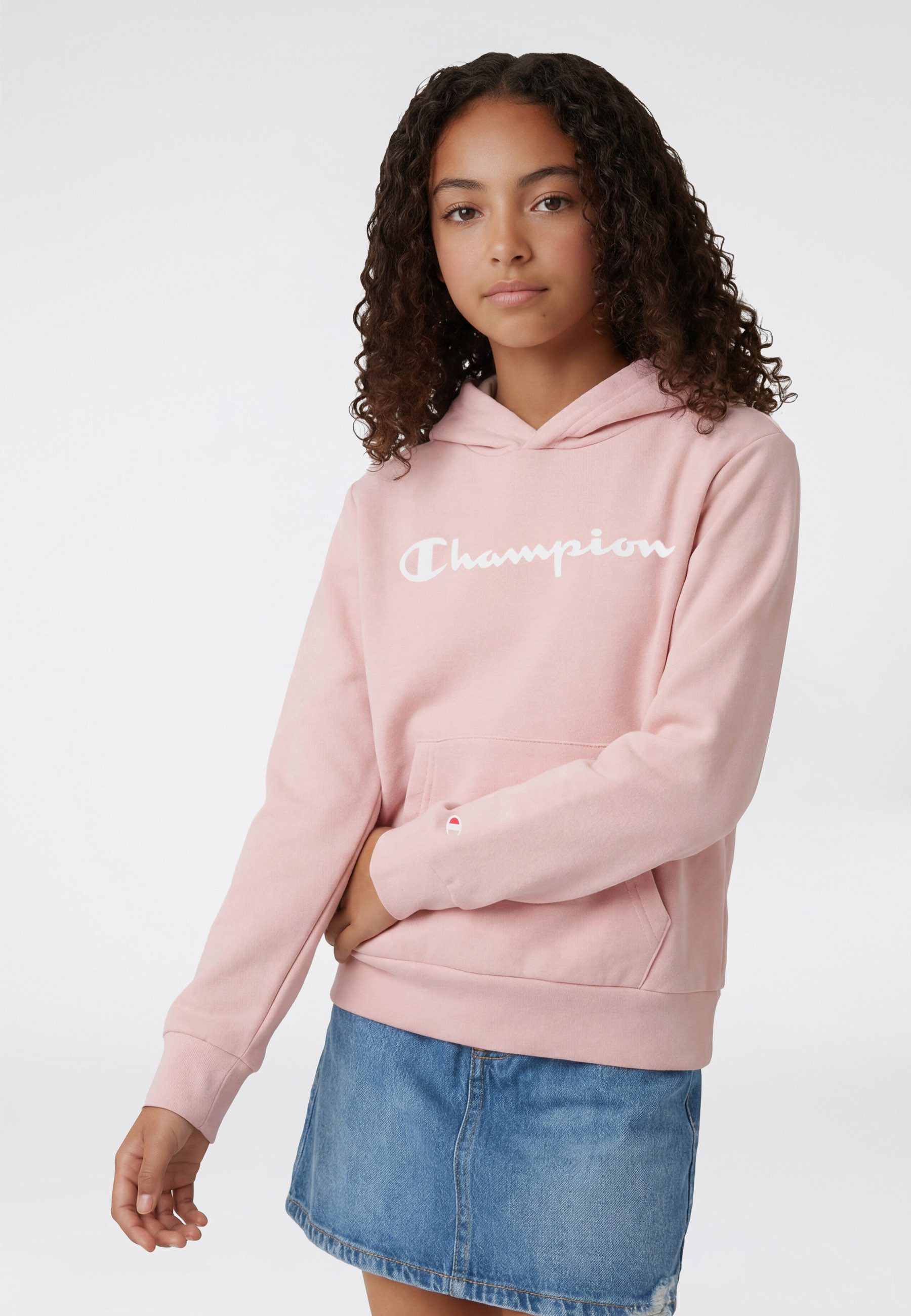 Champion Kapuzensweatshirt ICONS CONTRAST Terry Hoodie mit Kapuze, Langarm, aus Baumwolle und Polyester
